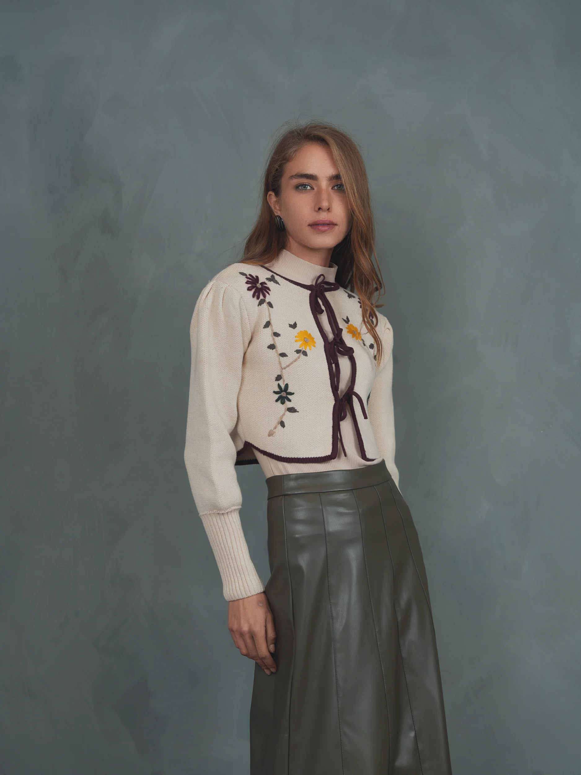 Embroidered Cardigan - Image 2