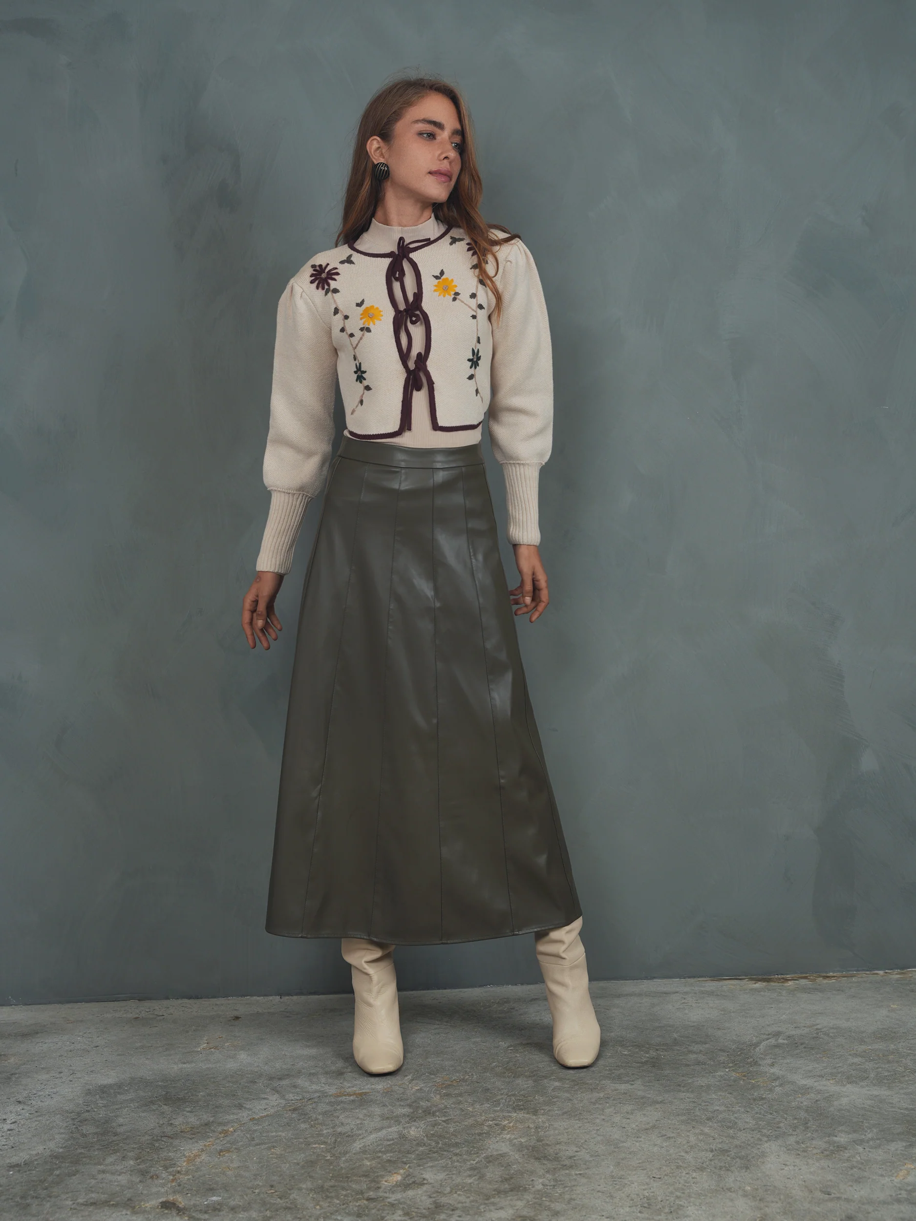 Embroidered Cardigan - Image 4