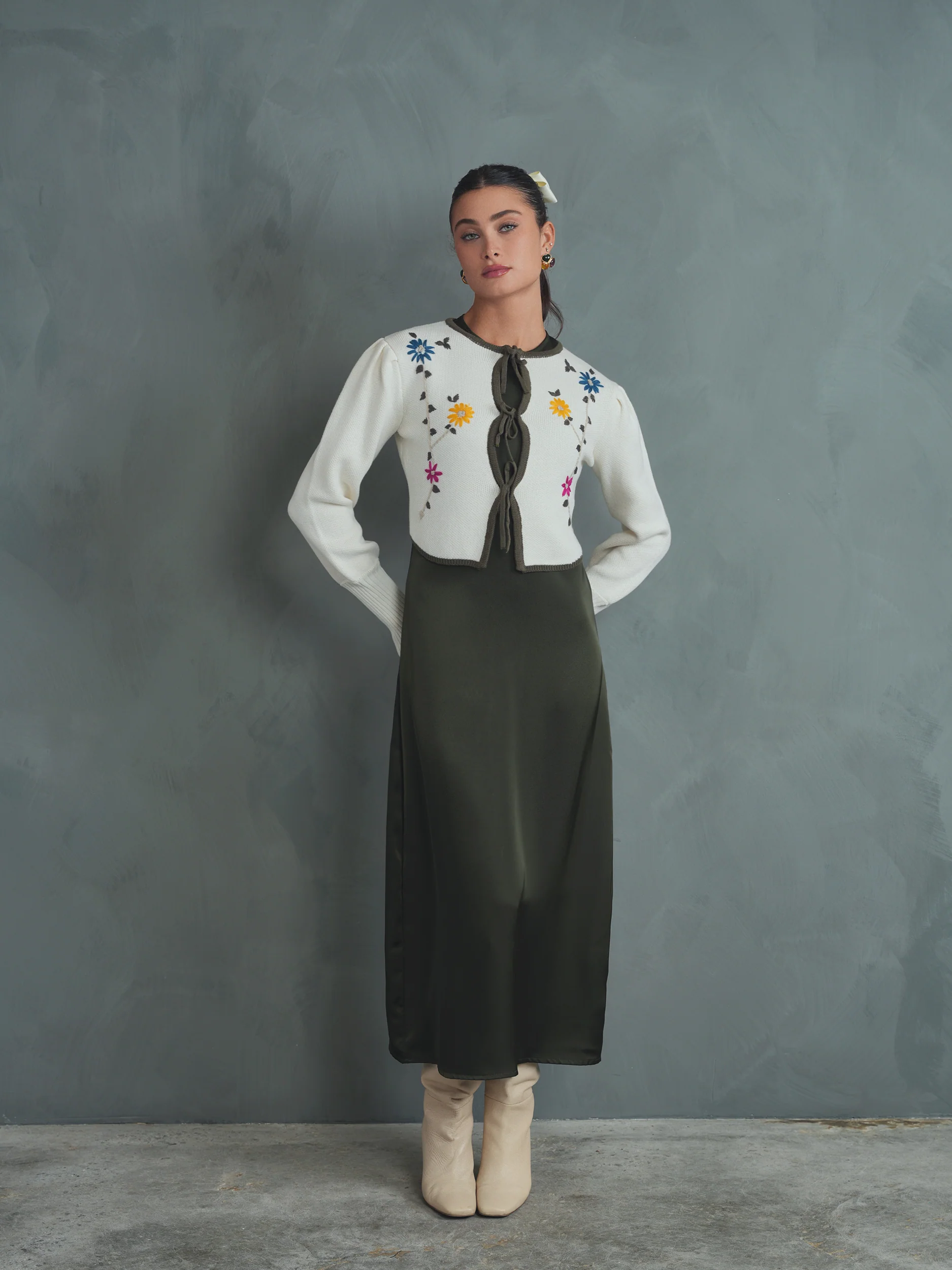Embroidered Cardigan - Image 6