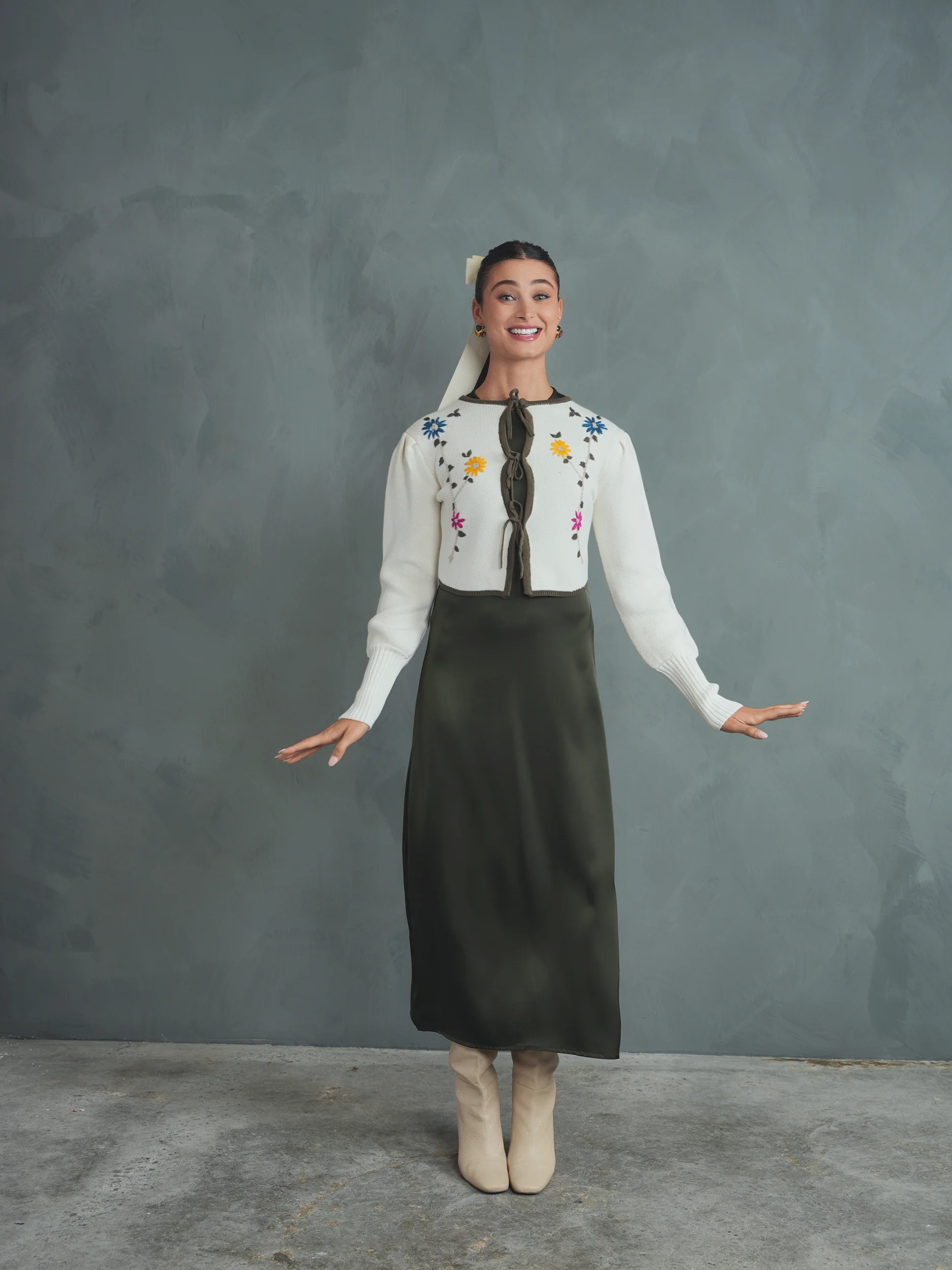 Embroidered Cardigan - Image 8