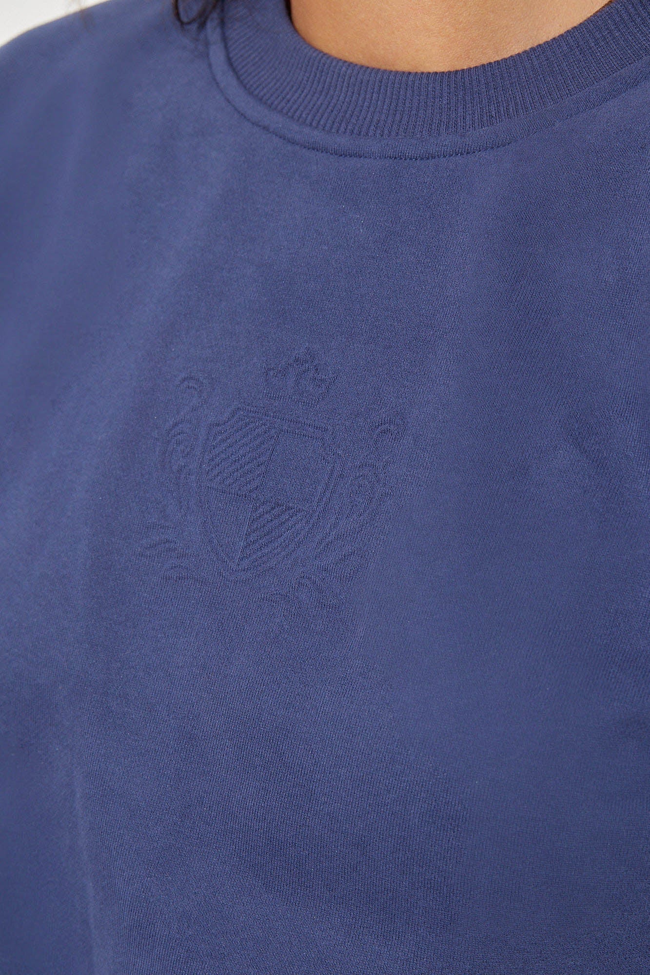 Embossed Drawstring Fleece Sweatshirt - Image 10