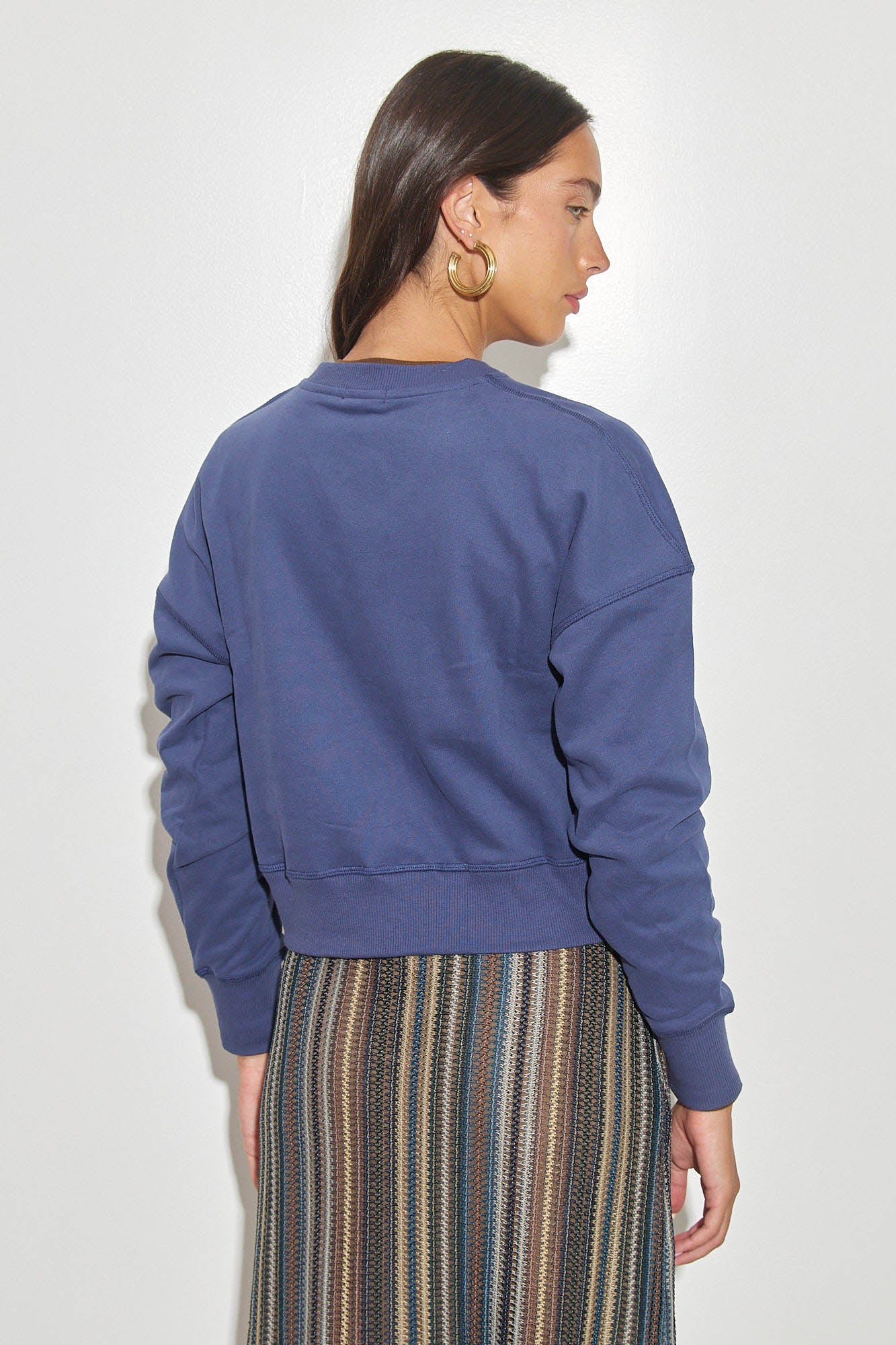 Embossed Drawstring Fleece Sweatshirt - Image 11