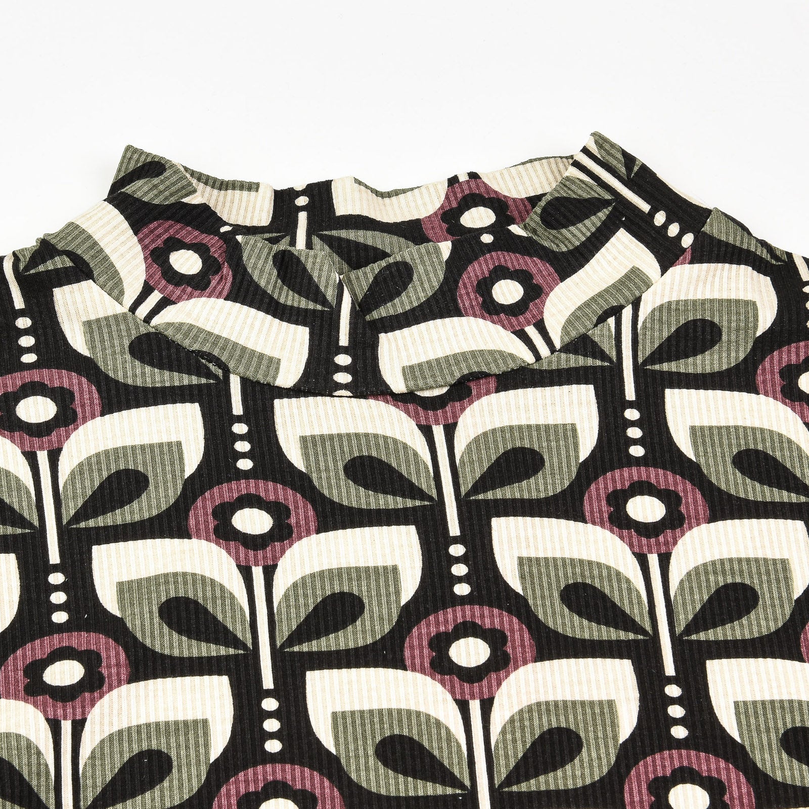 Print Rib Mock Neck - Image 18