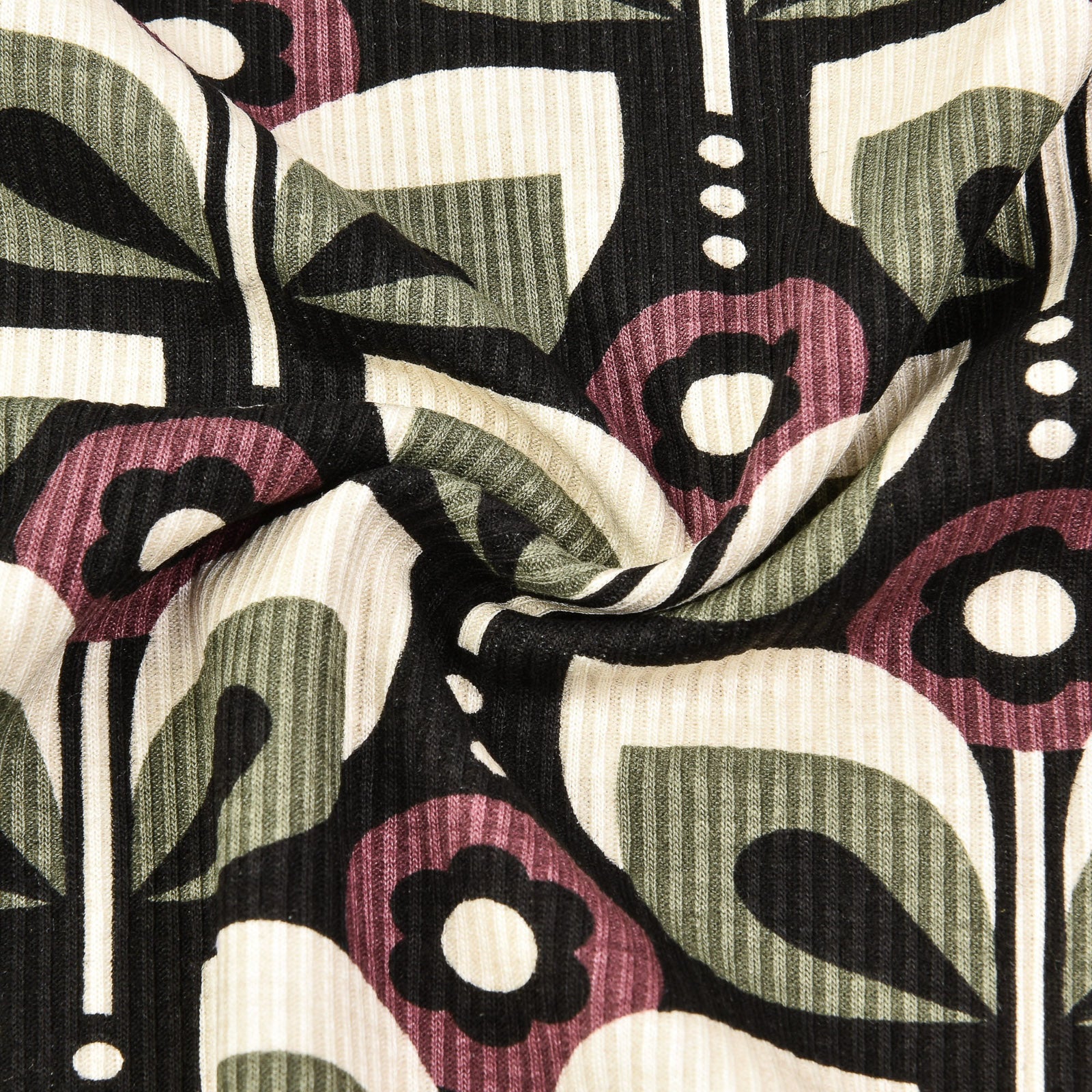 Print Rib Mock Neck - Image 19
