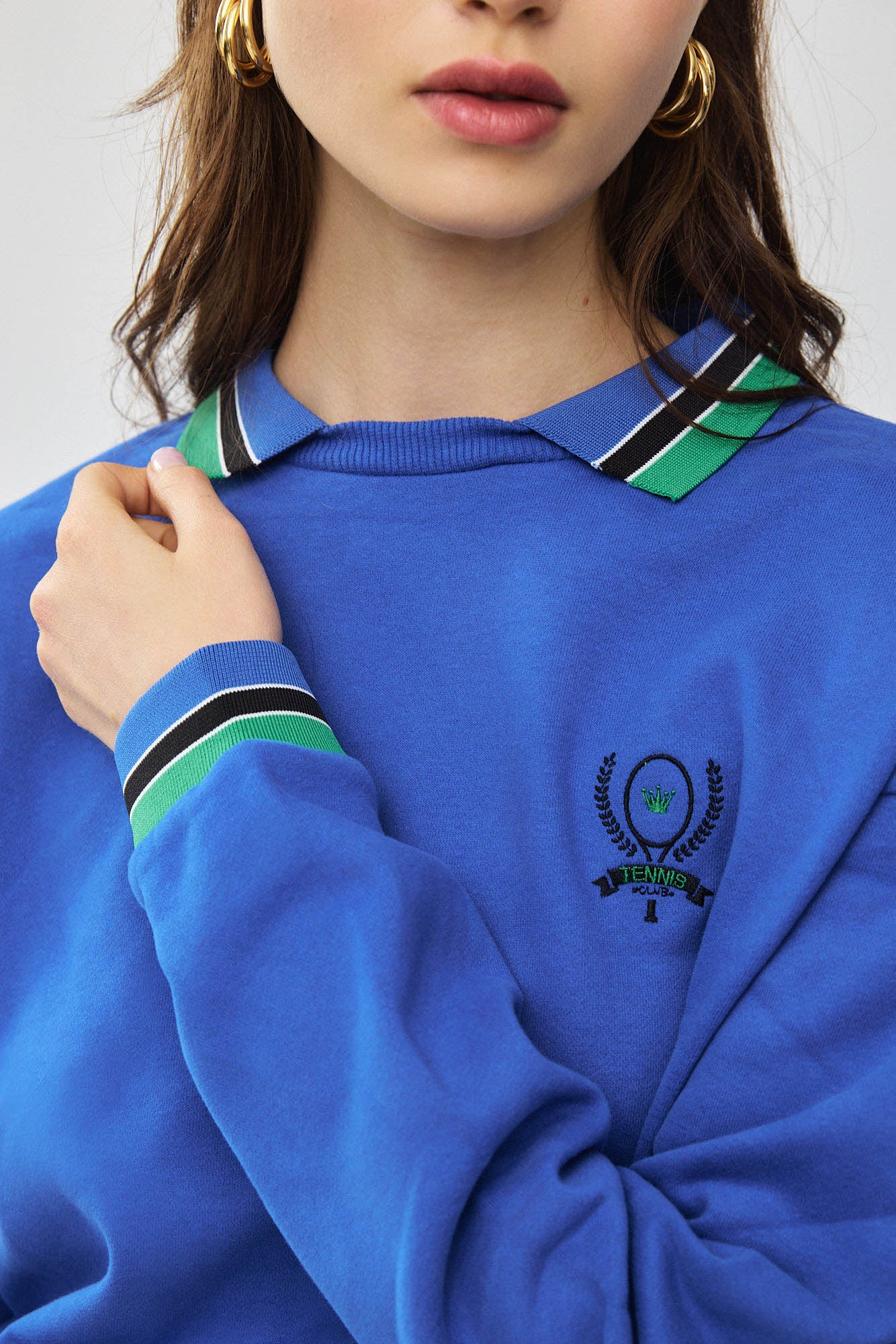Collared Fleece Sweatshirt - Image 18