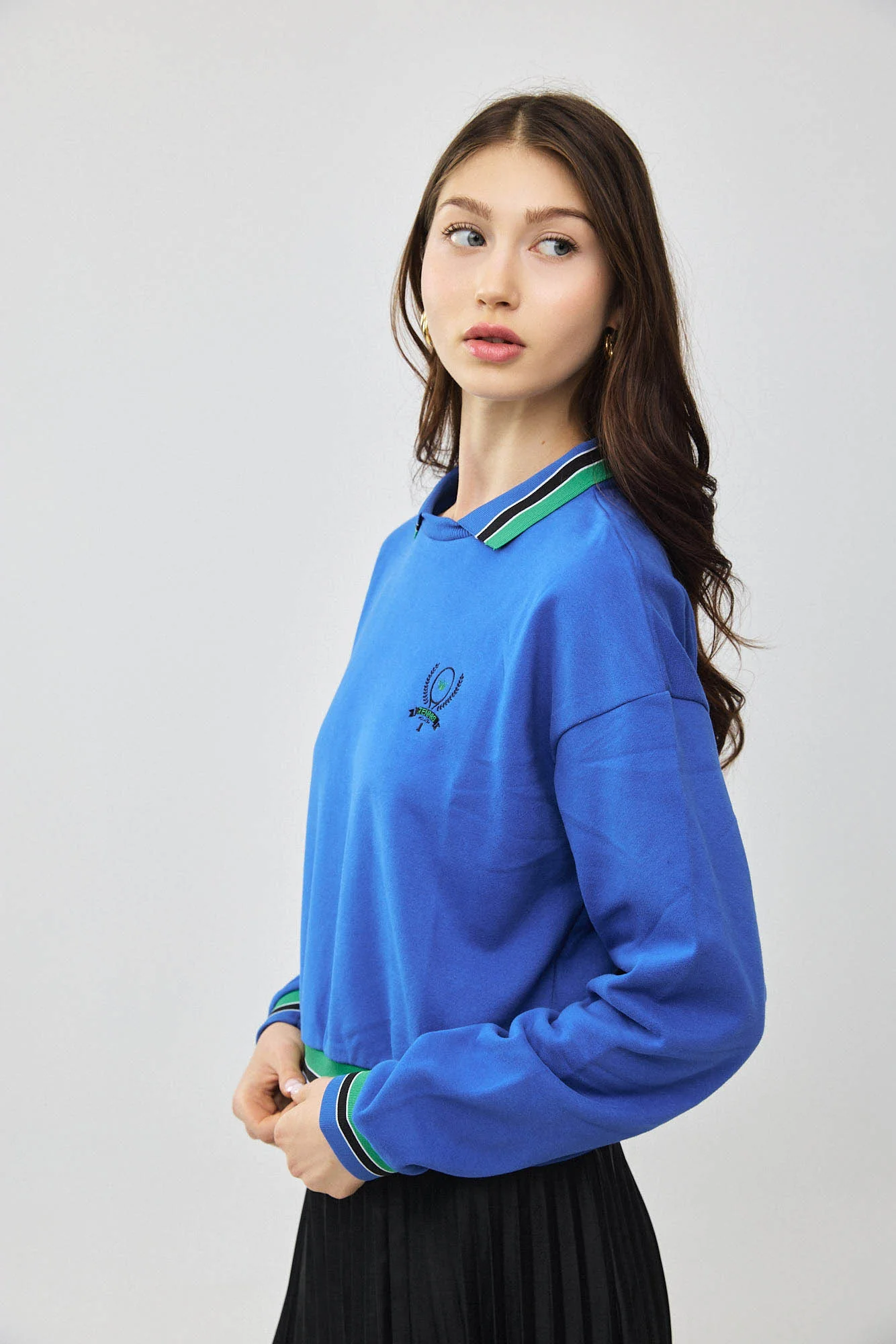 Collared Fleece Sweatshirt - Image 20