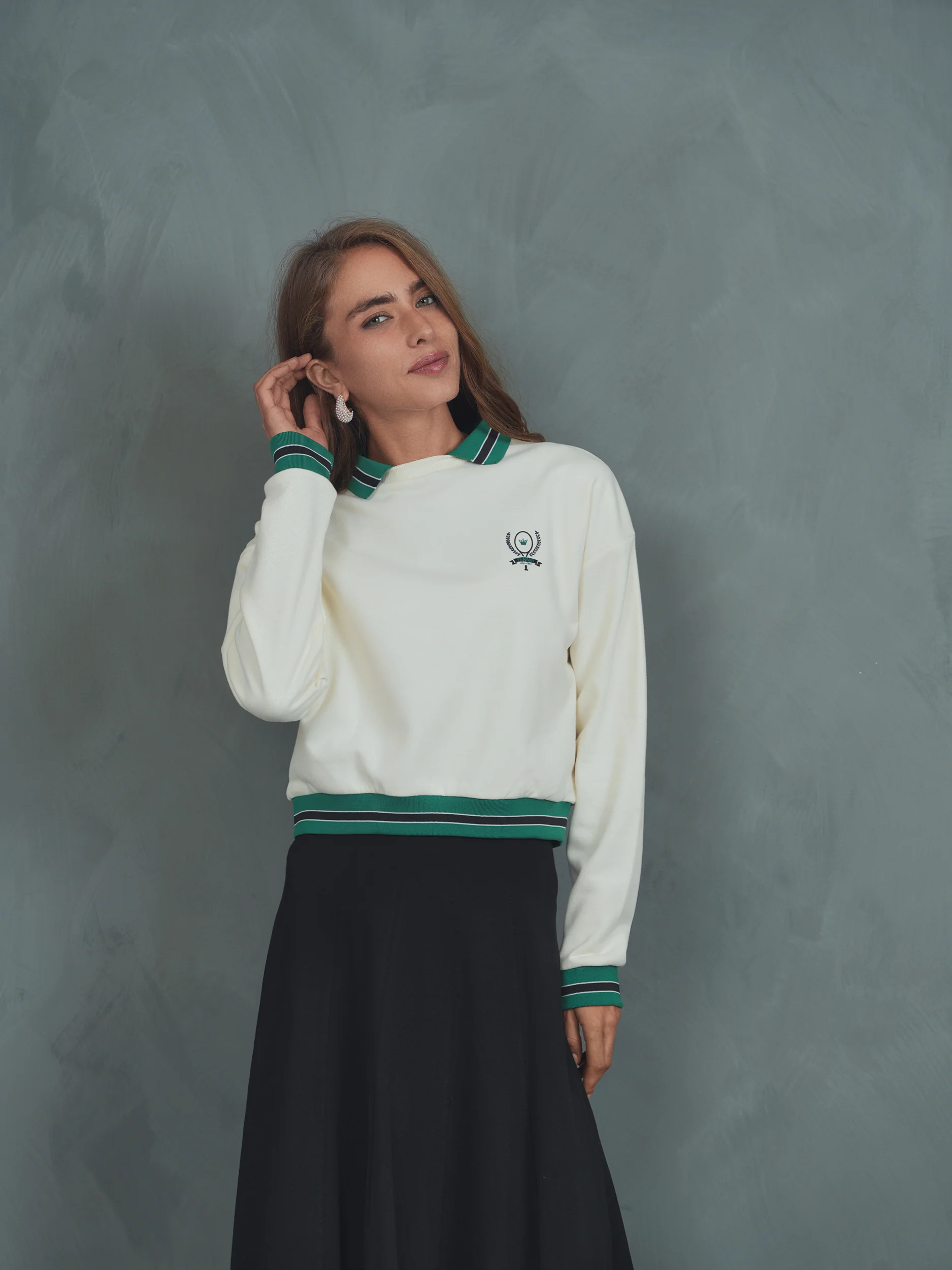 Collared Fleece Sweatshirt - Image 6
