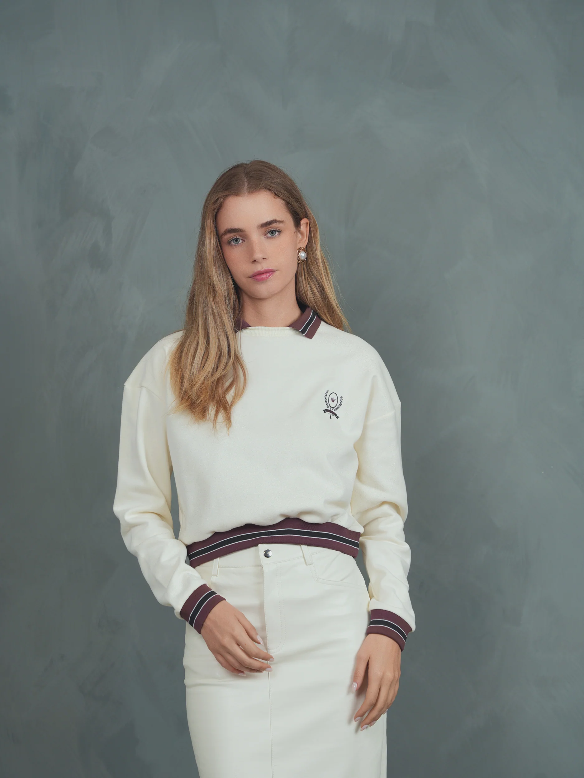 Collared Fleece Sweatshirt - Image 8