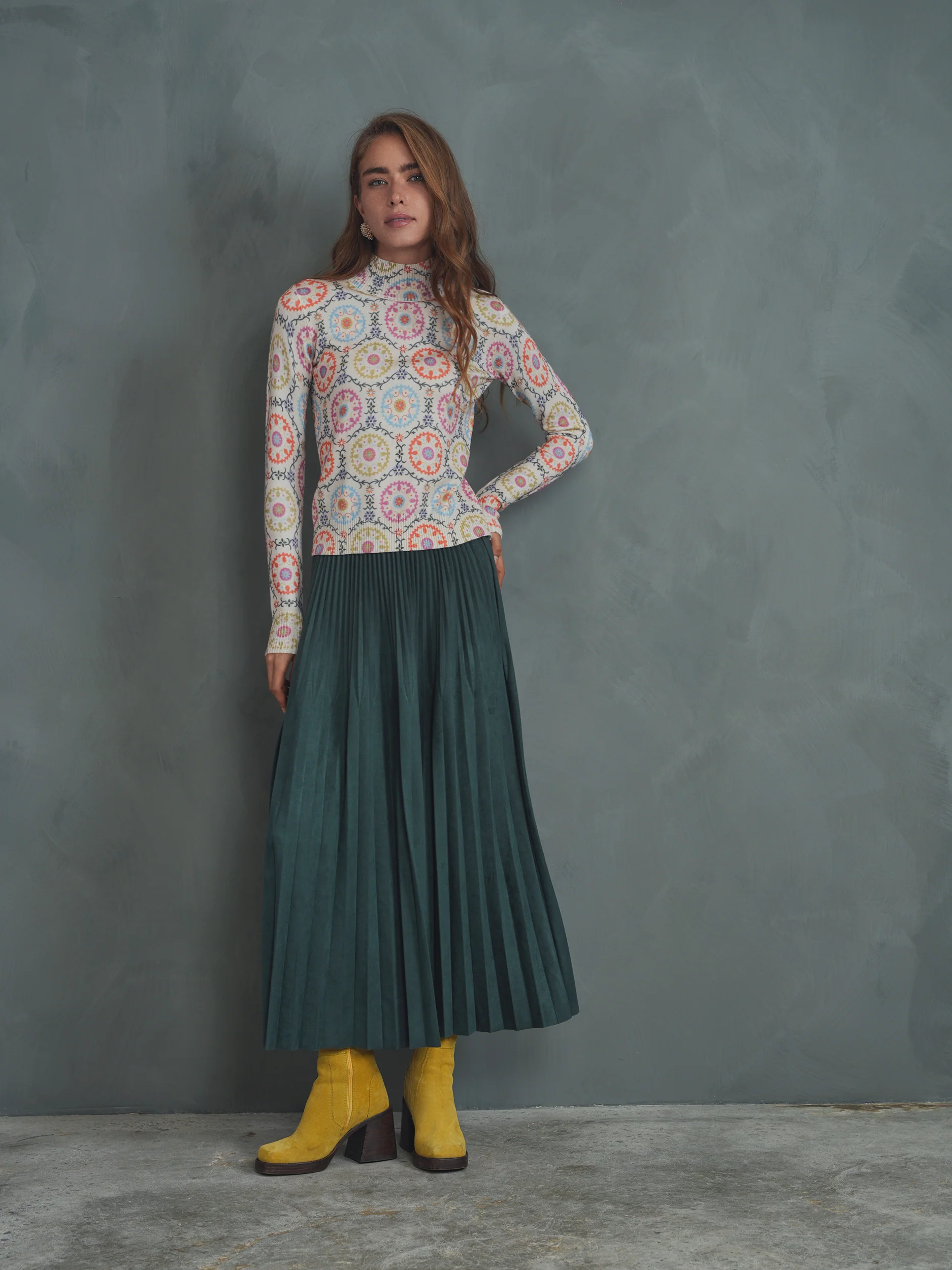 Knit Mock Neck - Image 3
