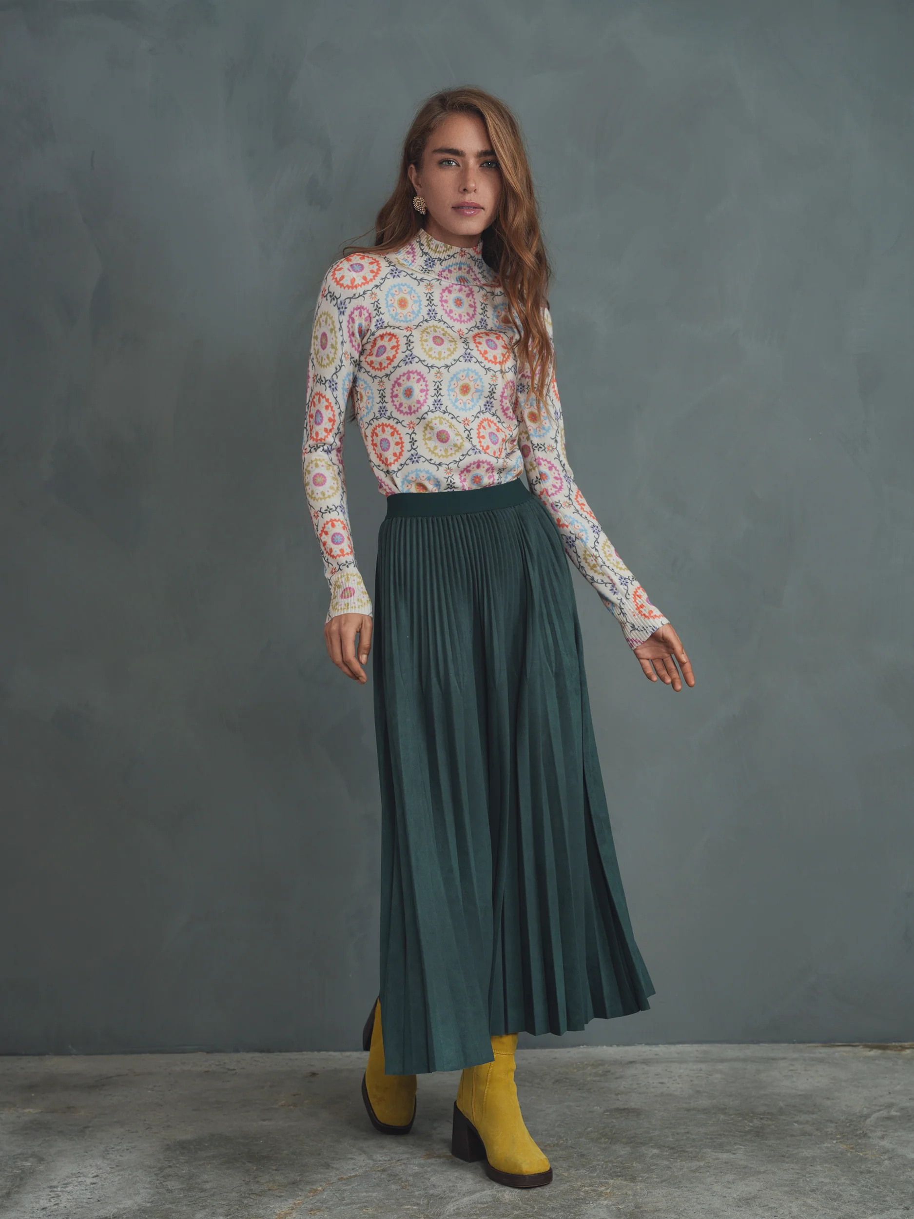Suede Skirt