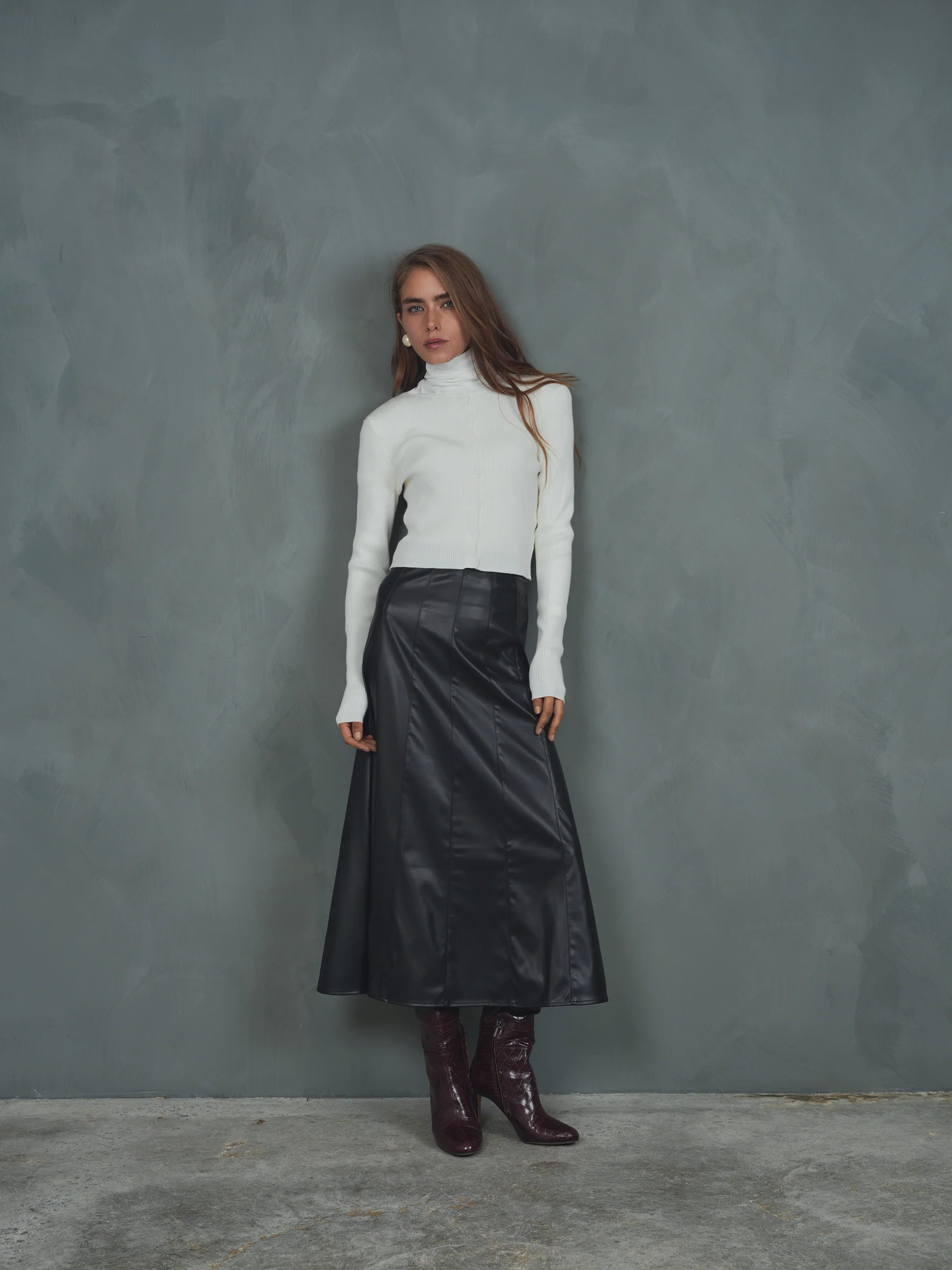 Knit Rib Cardigan - Image 11