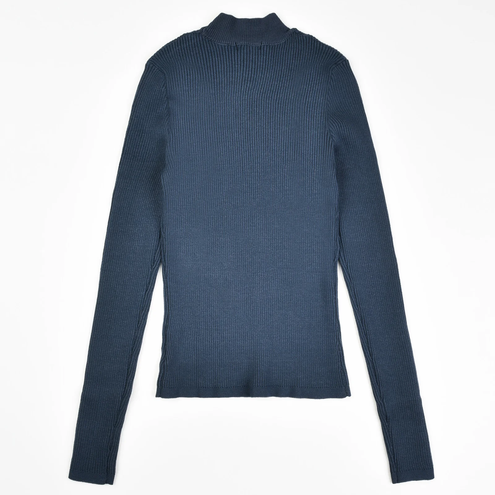 Knit Rib Mock Neck - Image 11