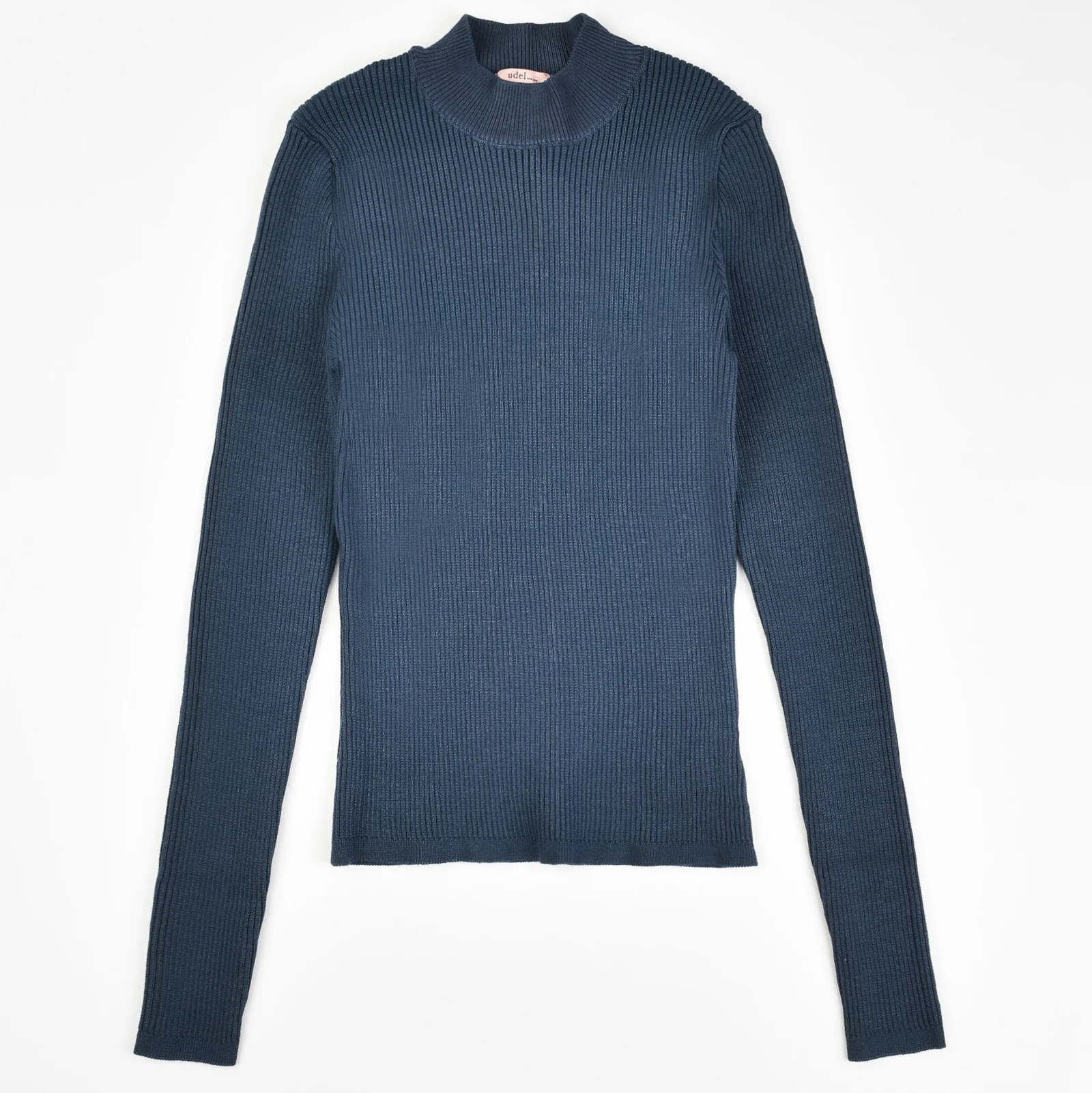 Knit Rib Mock Neck - Image 12