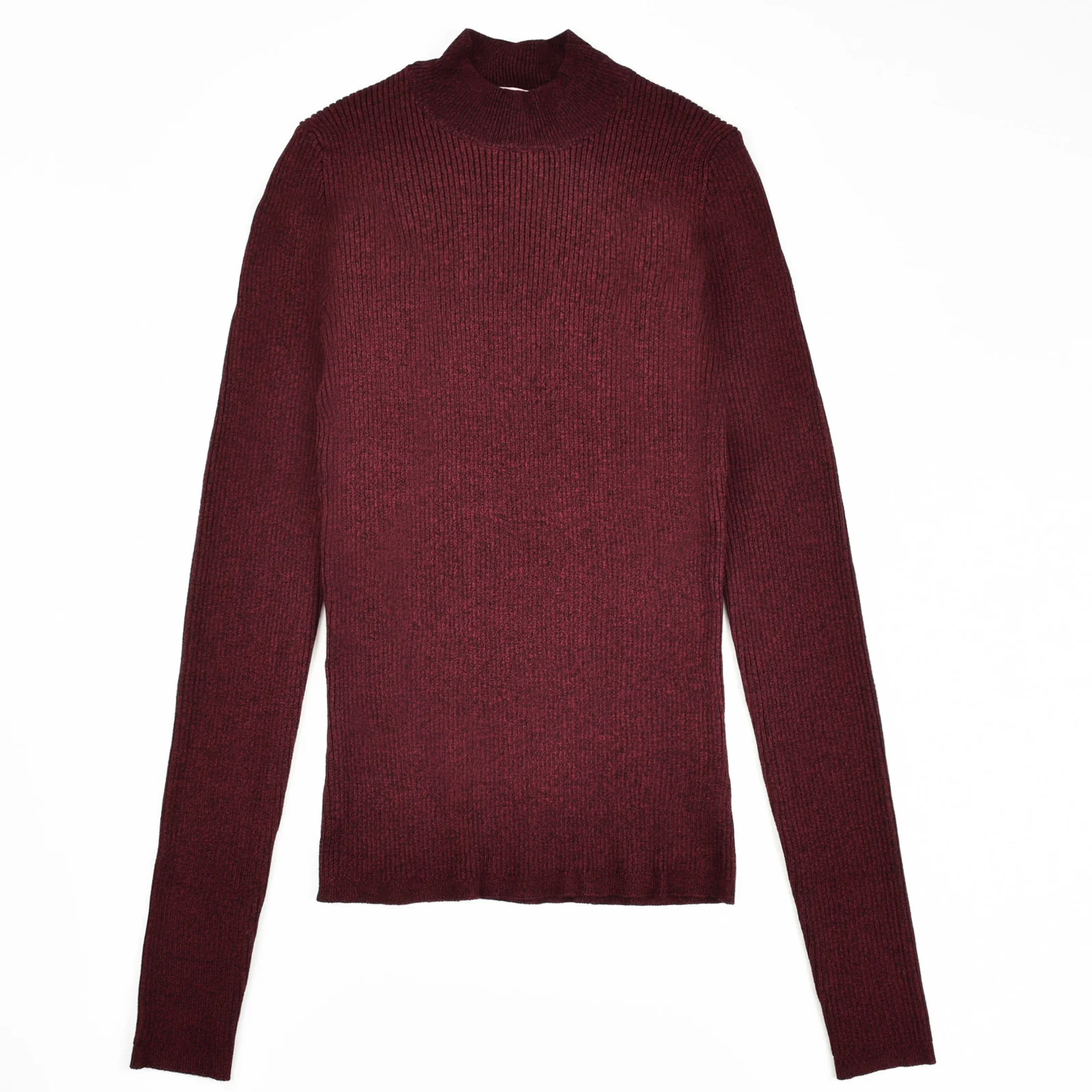 Knit Rib Mock Neck - Image 16