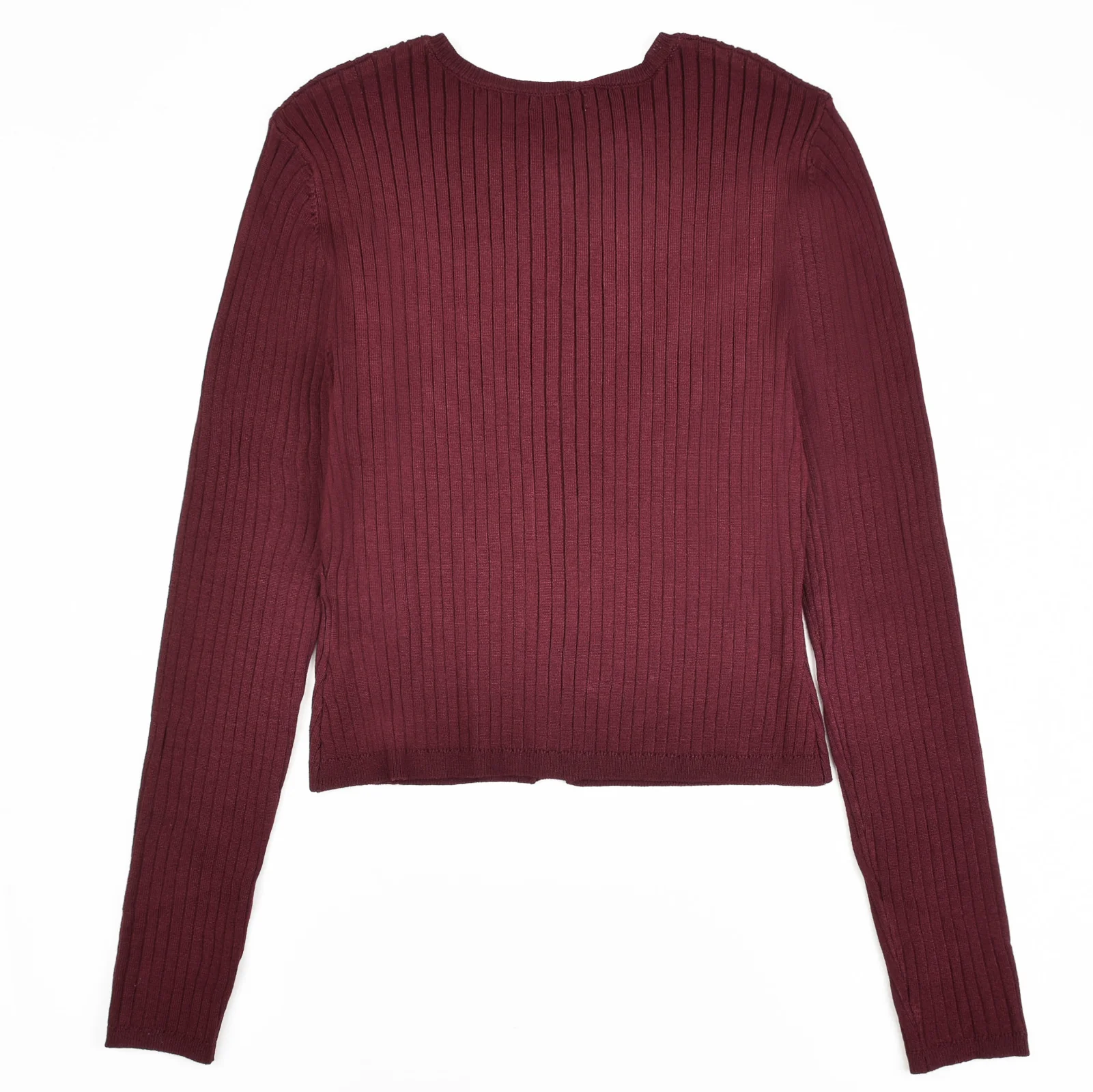 Wide Rib Knit Cardigan - Image 16
