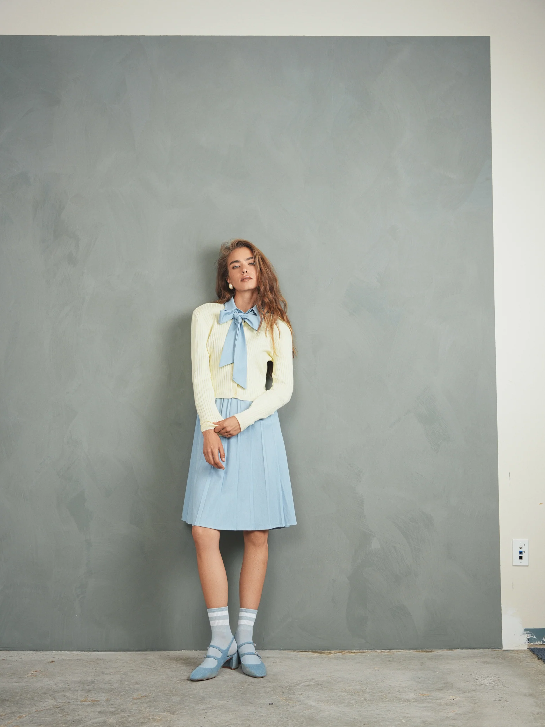 Wide Rib Knit Cardigan - Image 6