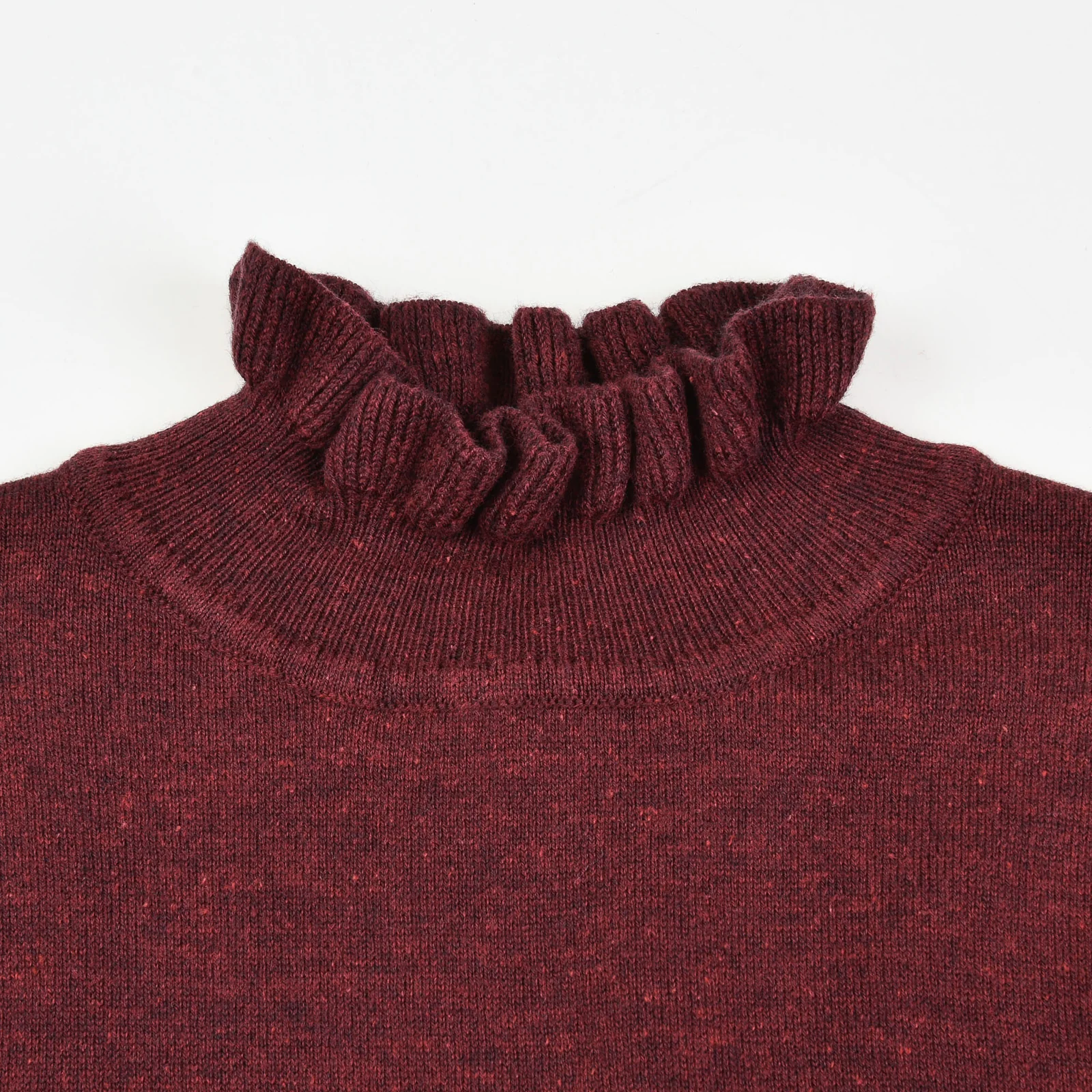 Soft Ruffle Mock Neck Top - Image 12
