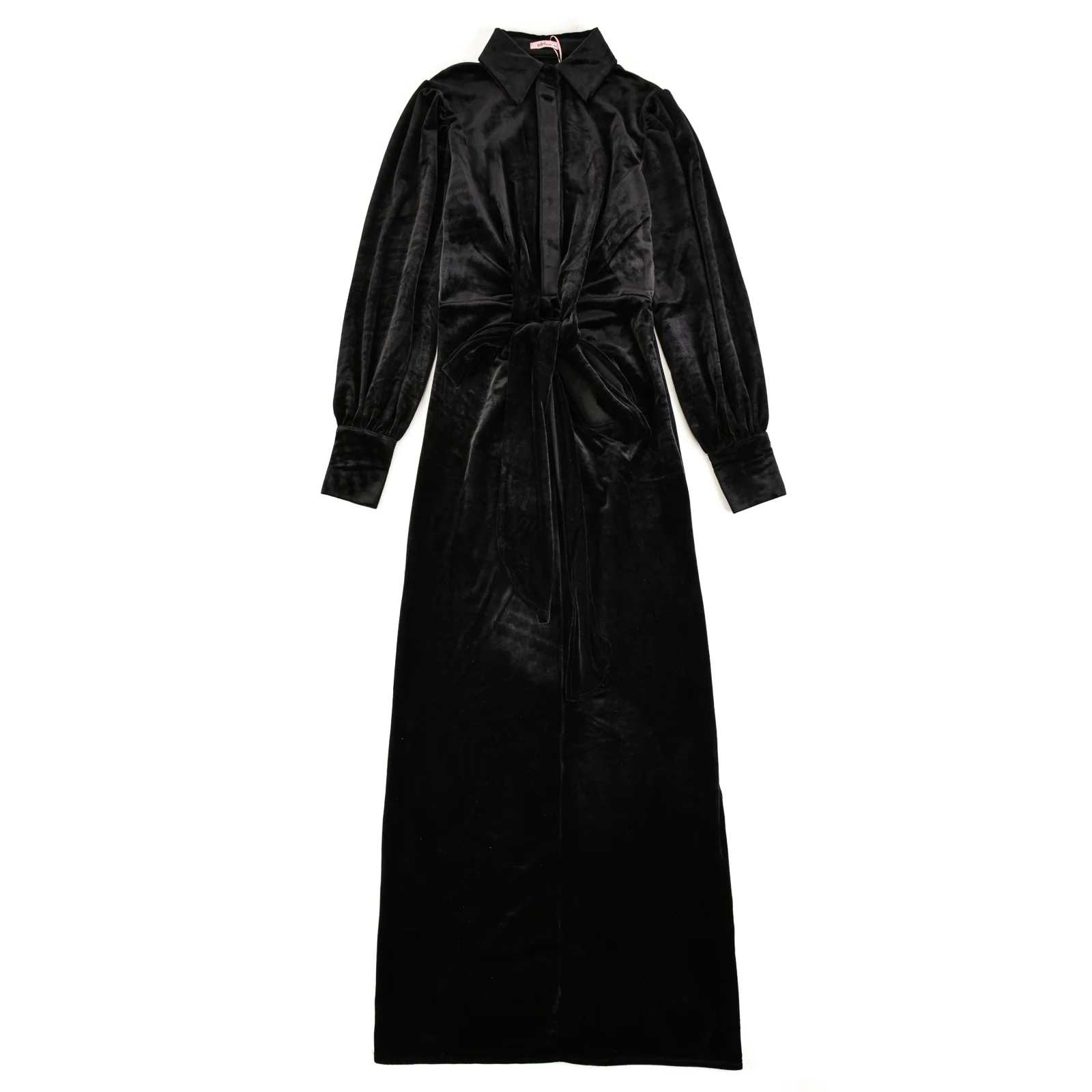 Velour Tie Dress - Image 15
