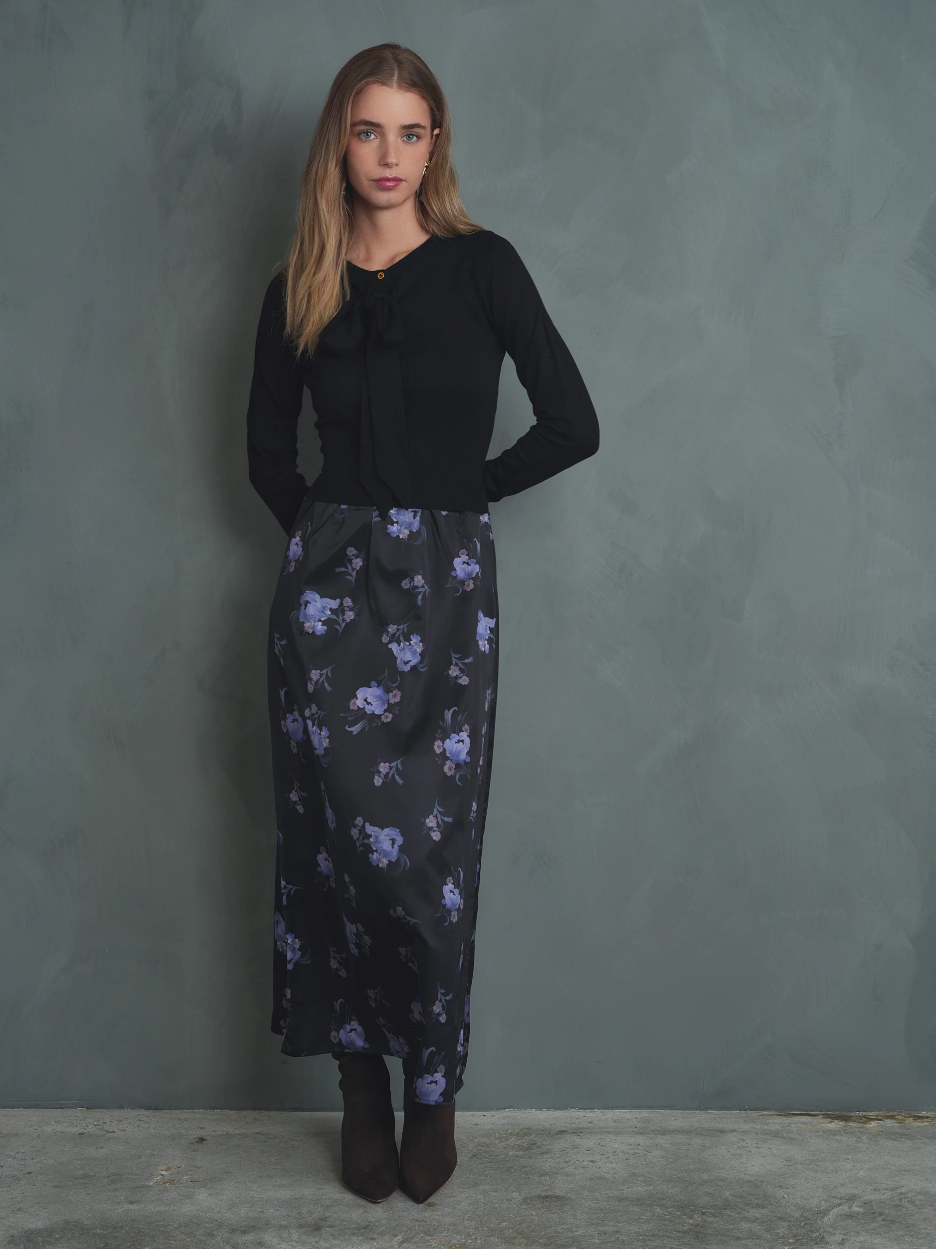 Knit Combo Dress - Image 6