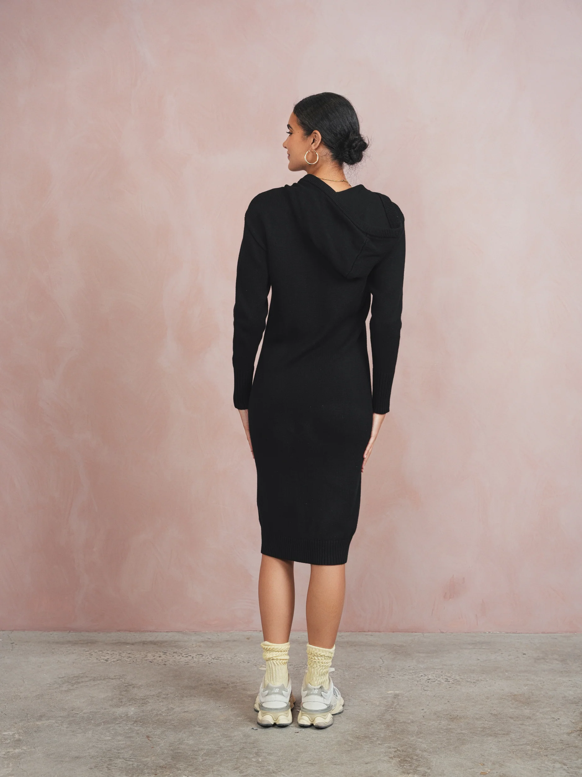 Knit Hoodie Dress - Image 13