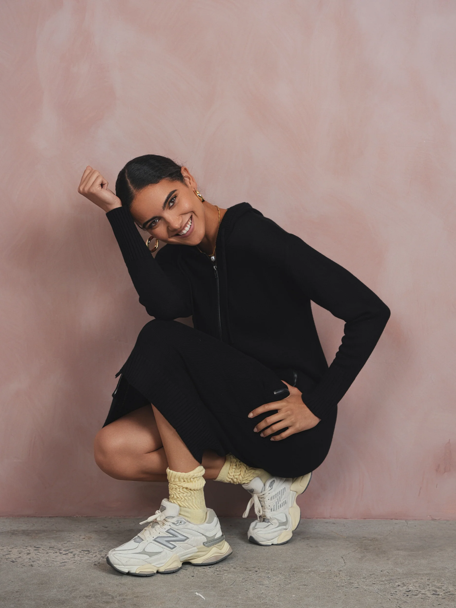 Knit Hoodie Dress - Image 15