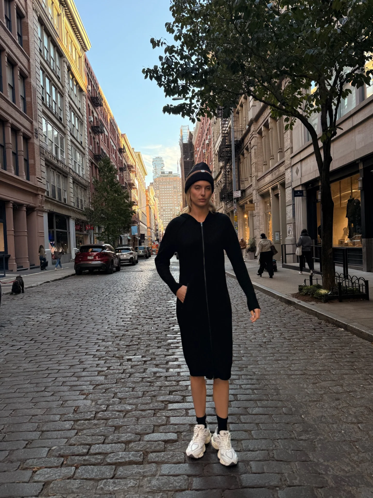 Knit Hoodie Dress - Image 21