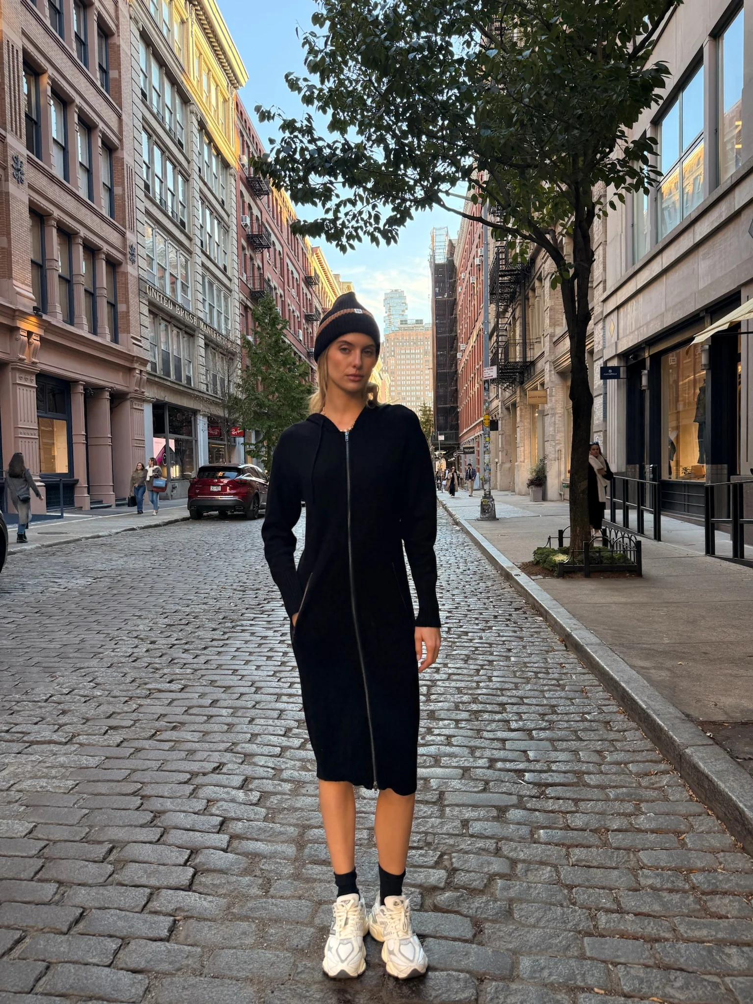 Knit Hoodie Dress - Image 28