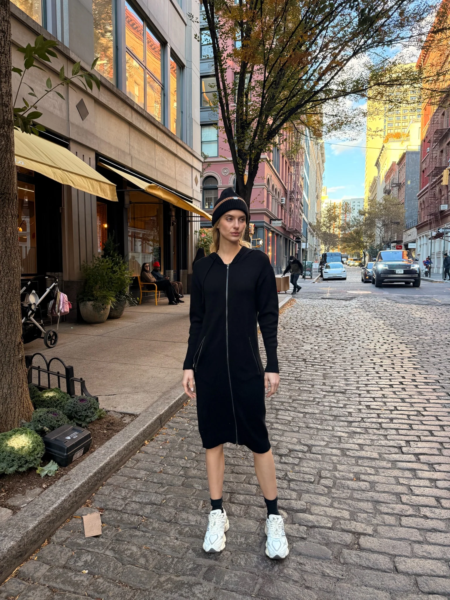 Knit Hoodie Dress - Image 34