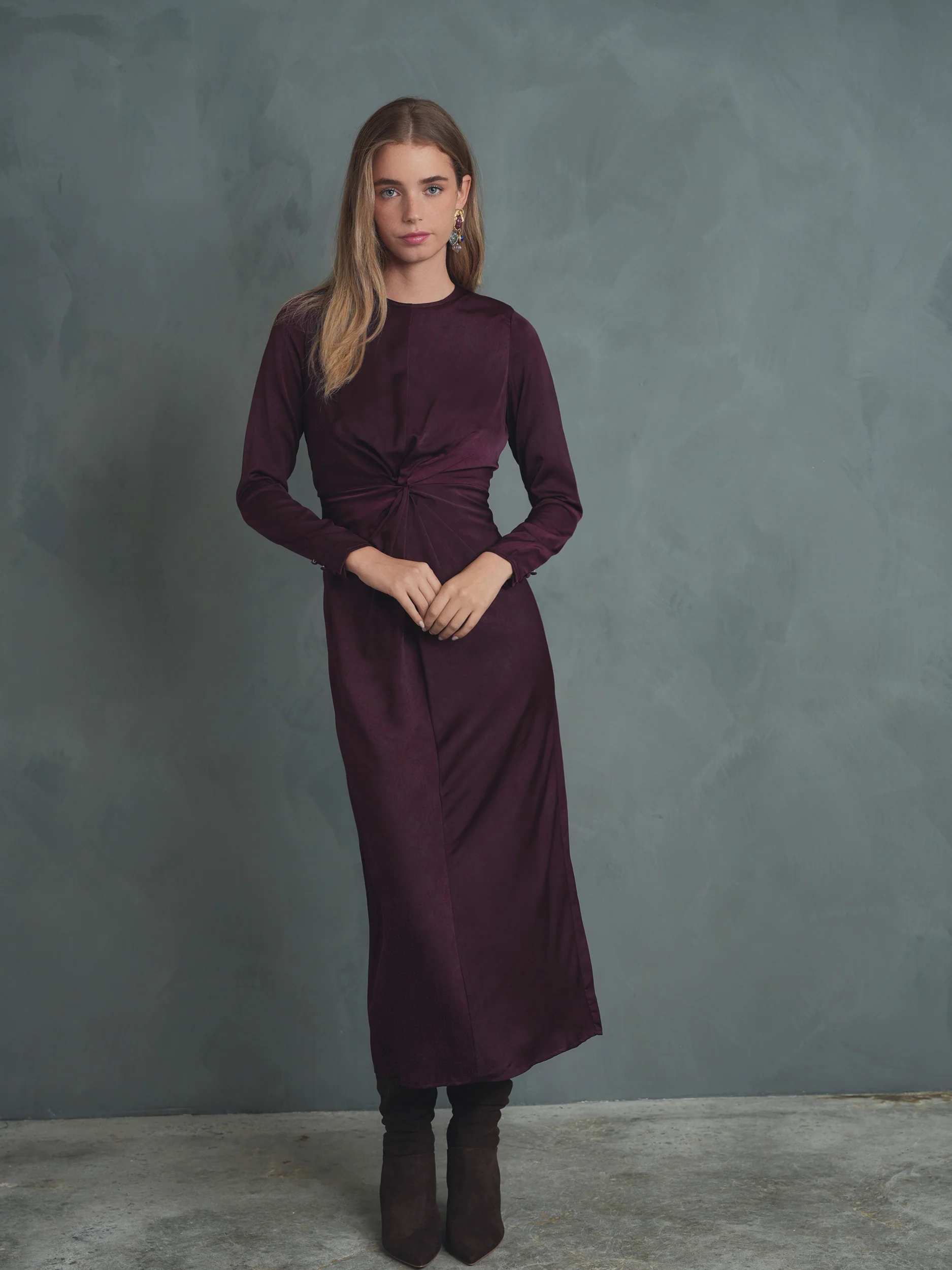 The Victoria Twist Front Dress