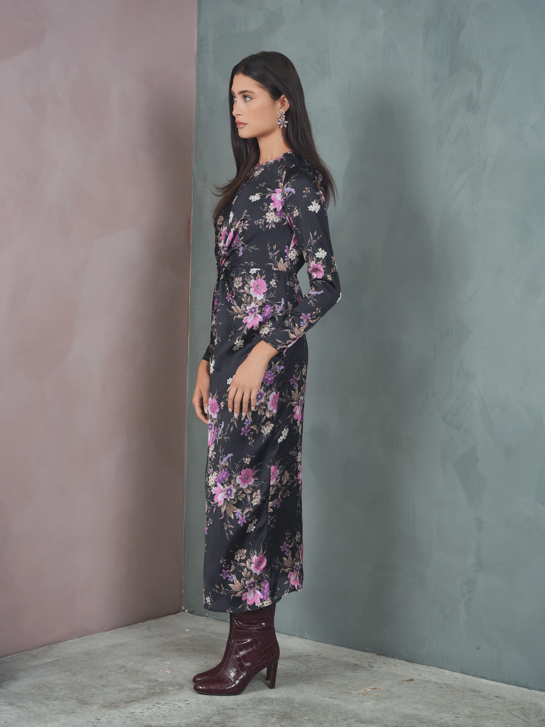 The Victoria Twist Front Dress - Image 8