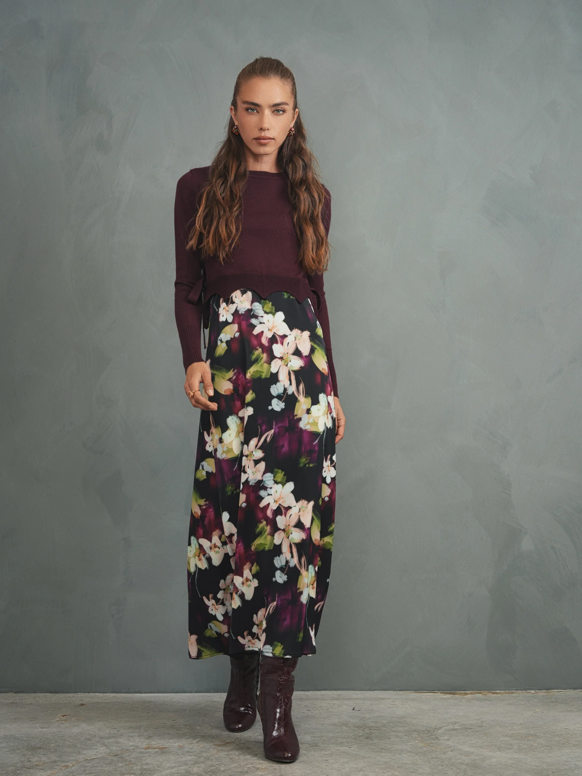 Print Slip Dress - Image 10
