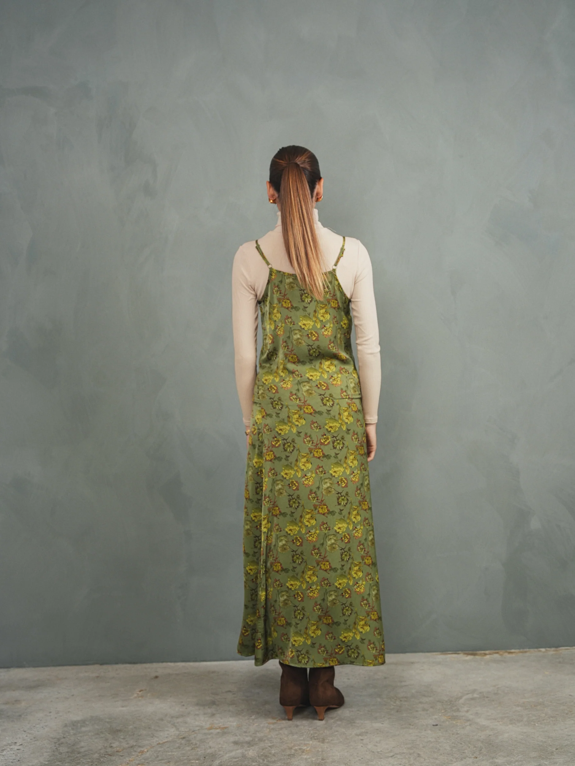 Print Slip Dress - Image 11