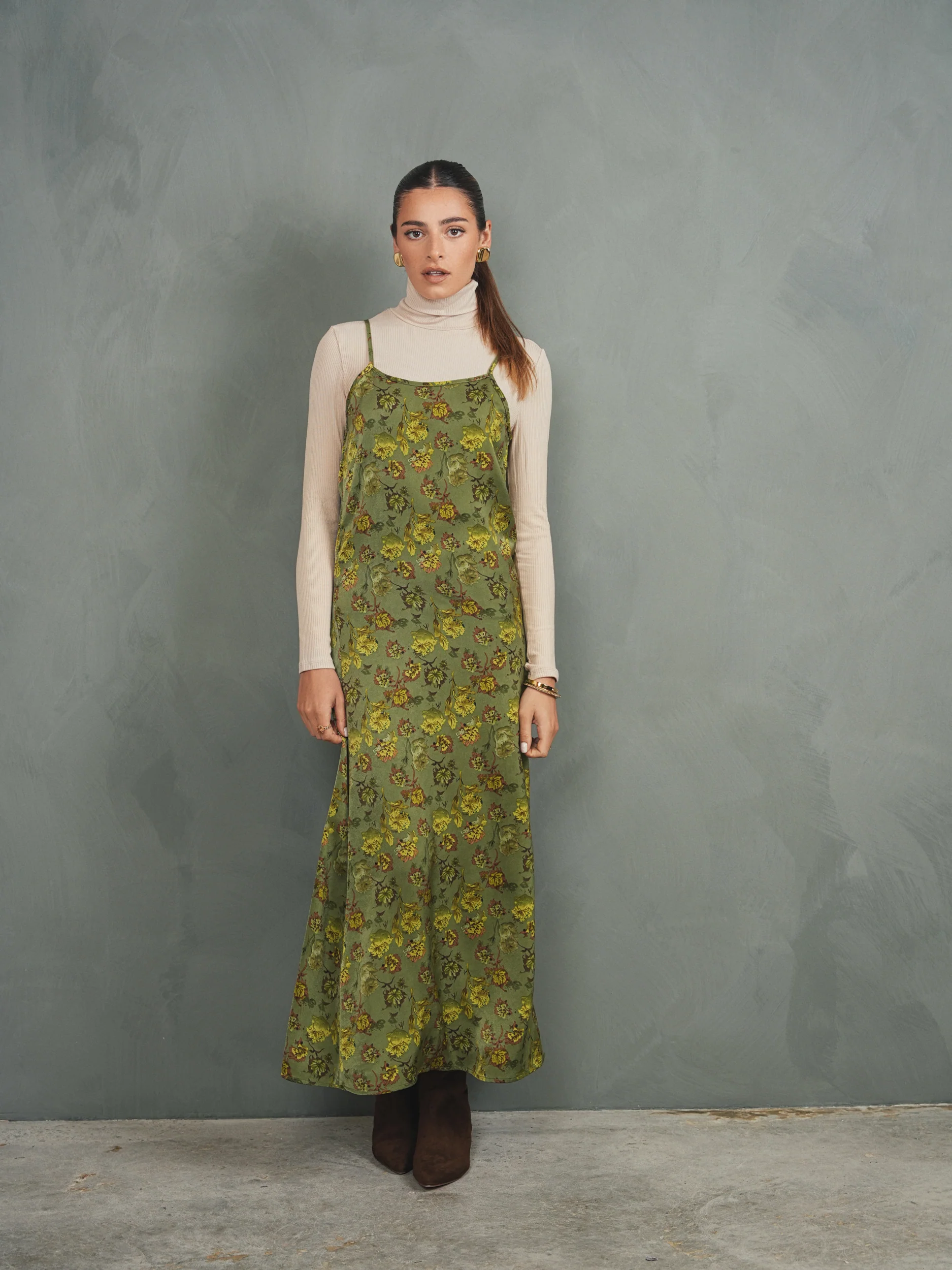 Print Slip Dress - Image 14