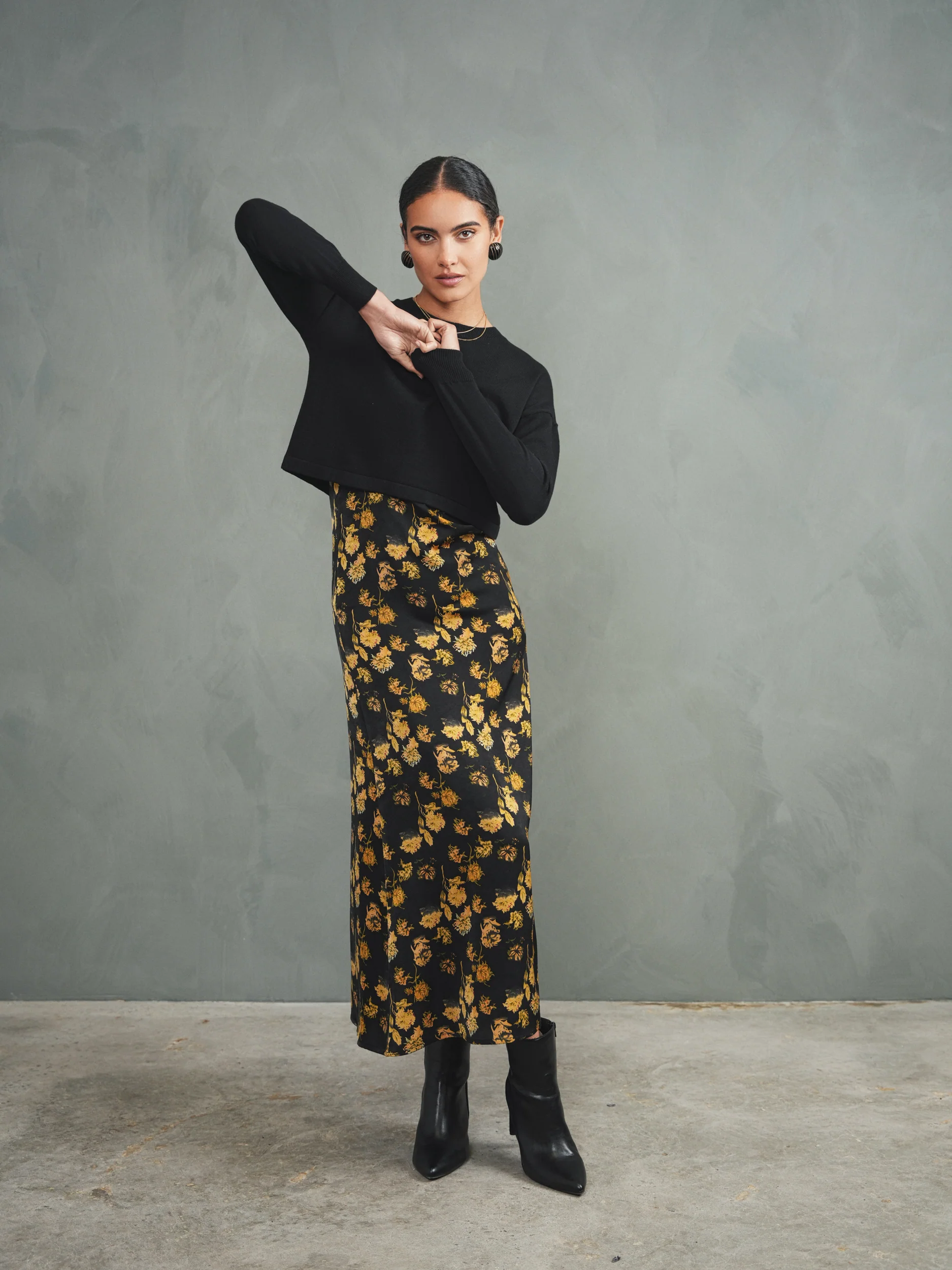 Print Slip Dress - Image 5