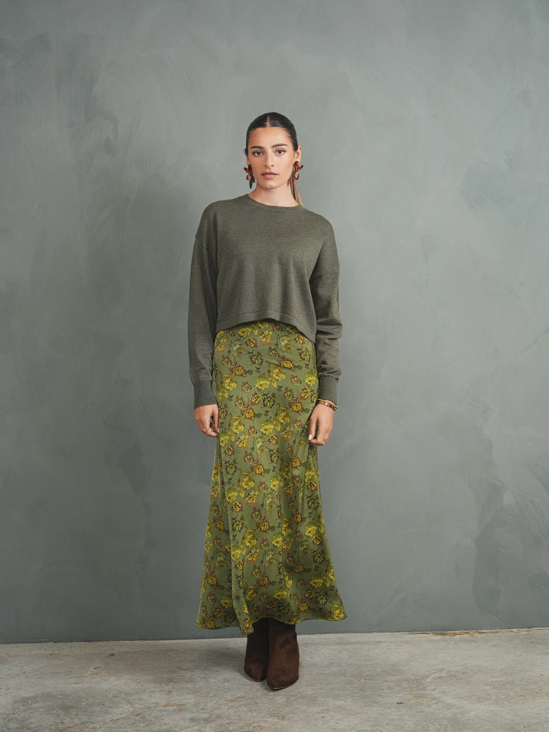 Print Slip Dress - Image 6