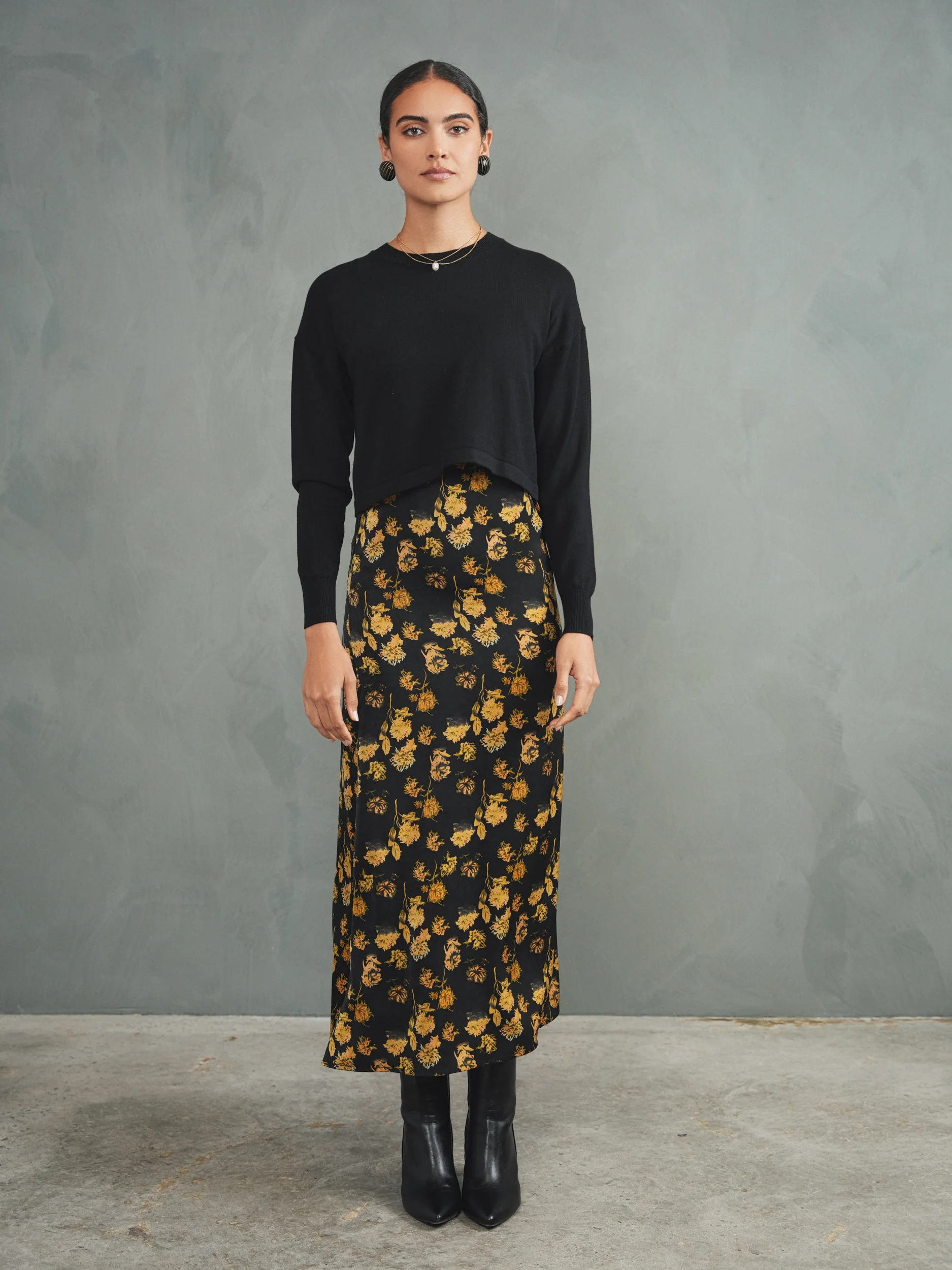 Print Slip Dress - Image 7