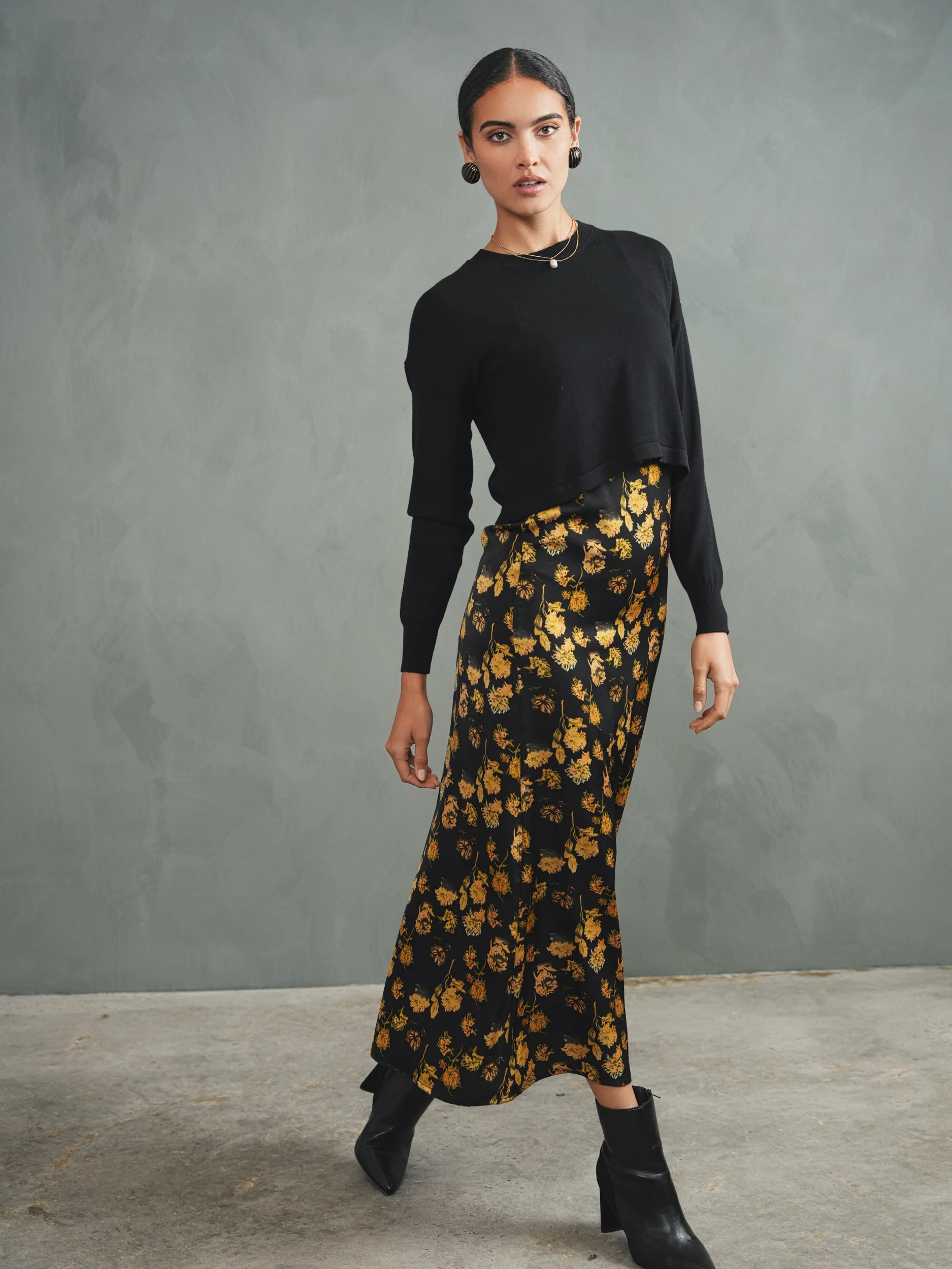 Print Slip Dress - Image 9
