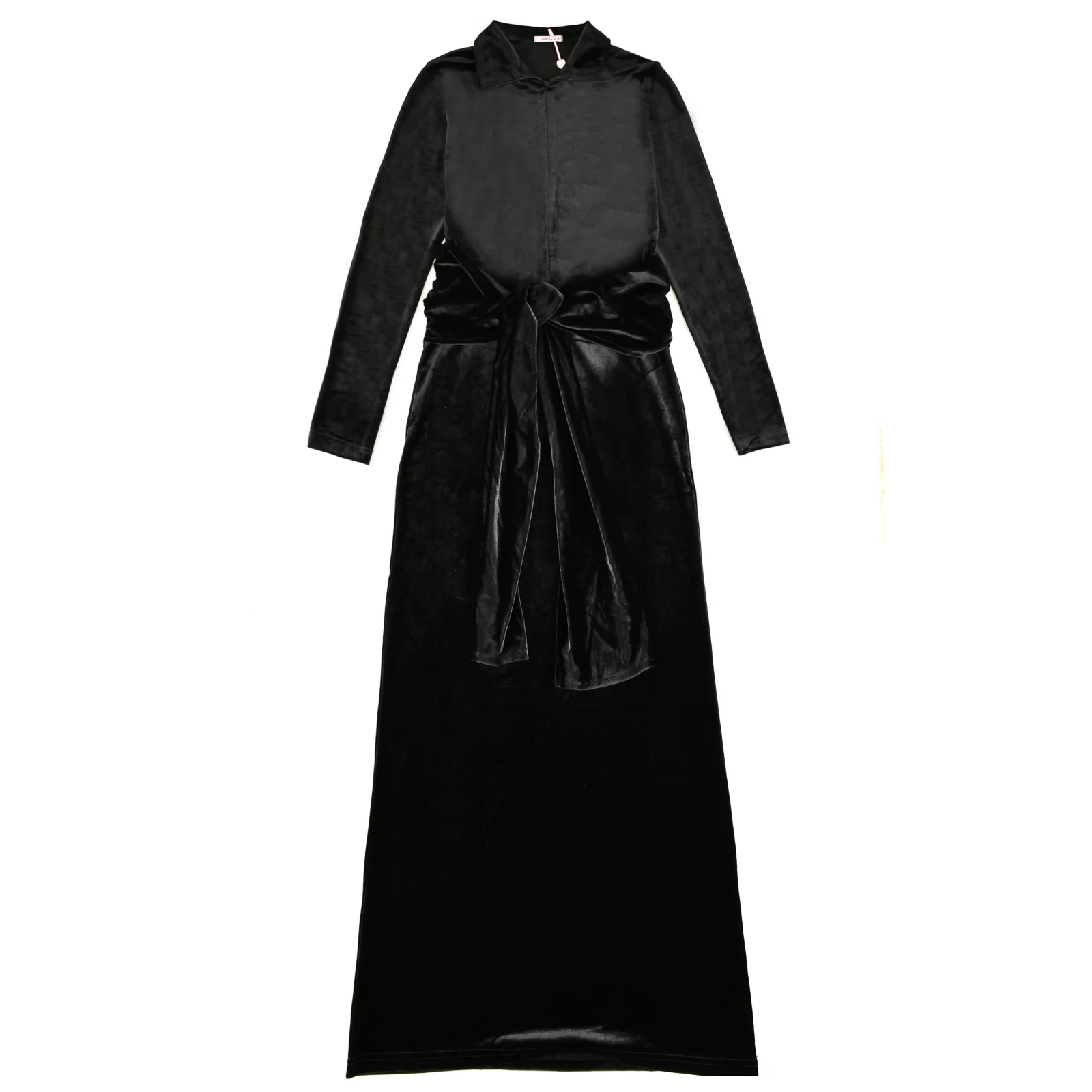 Velour Front Tie Dress - Image 16
