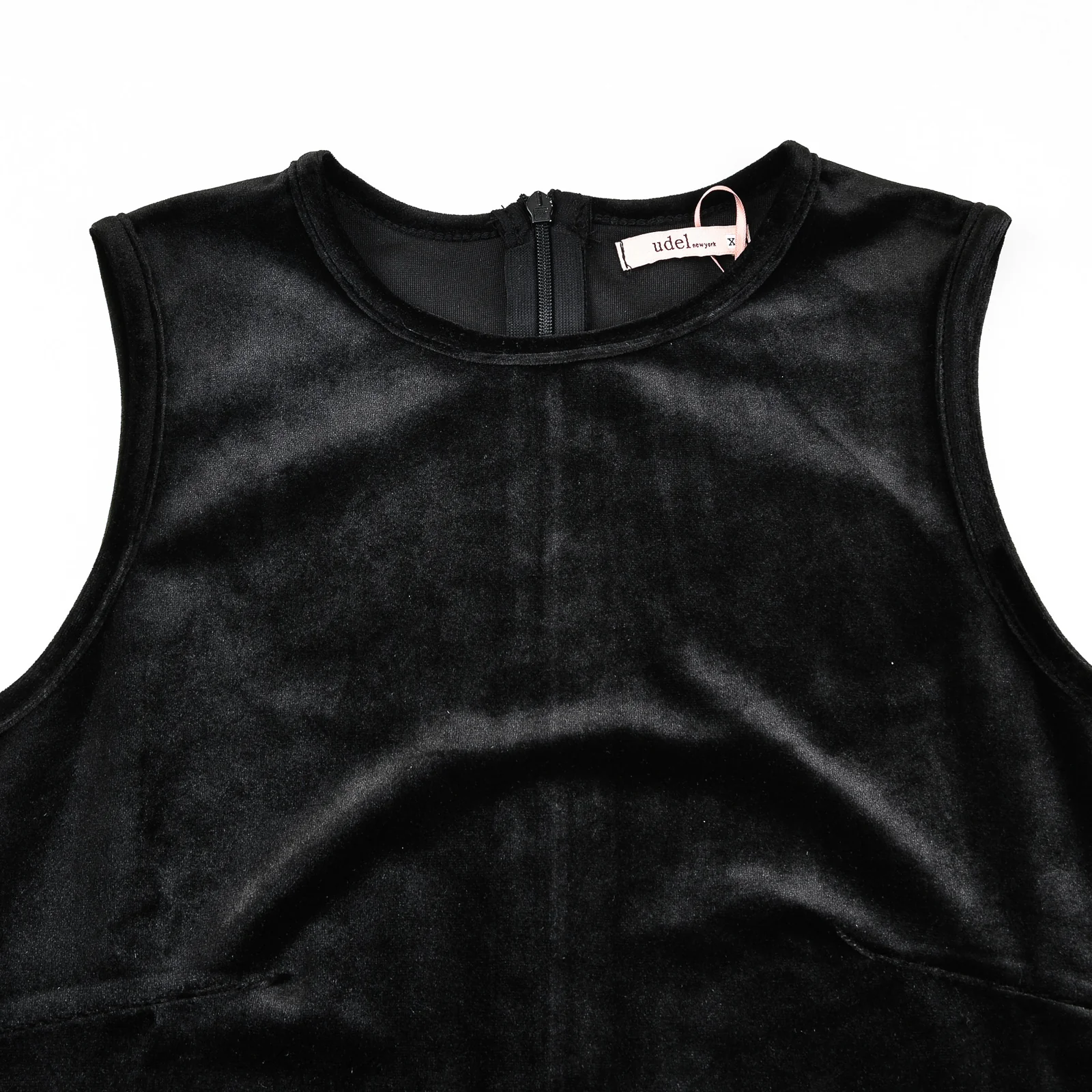 Velour Sleeveless Dress - Image 5
