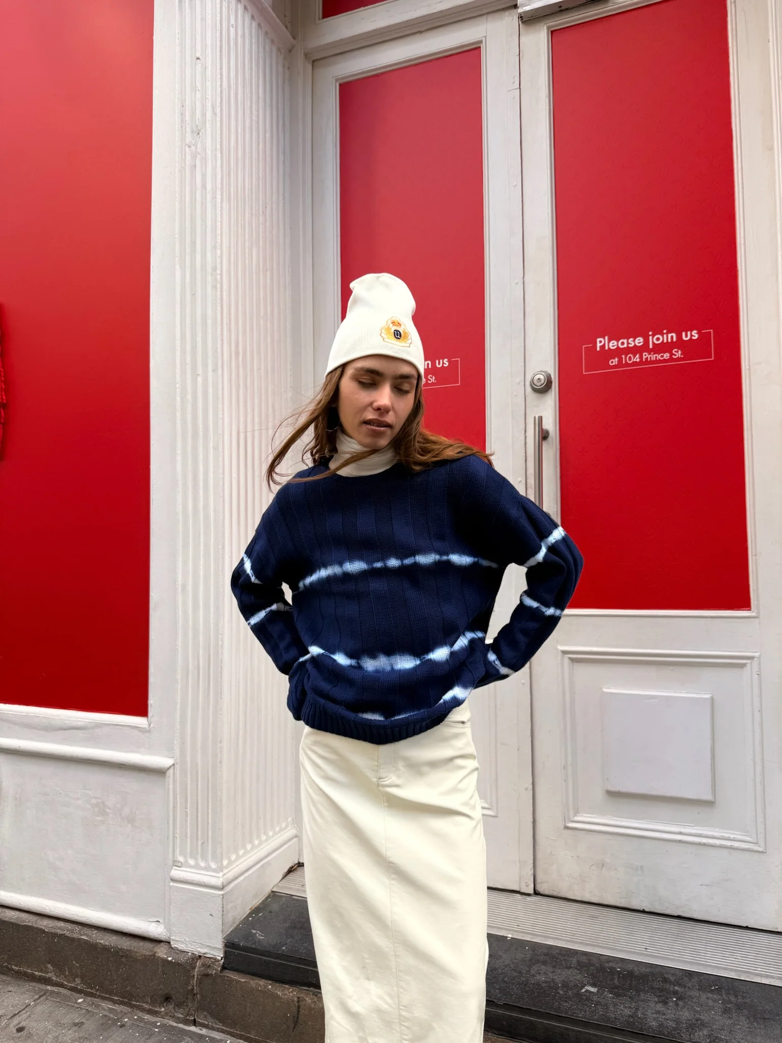 Tie-Dye Cable Knit Sweater - Image 39