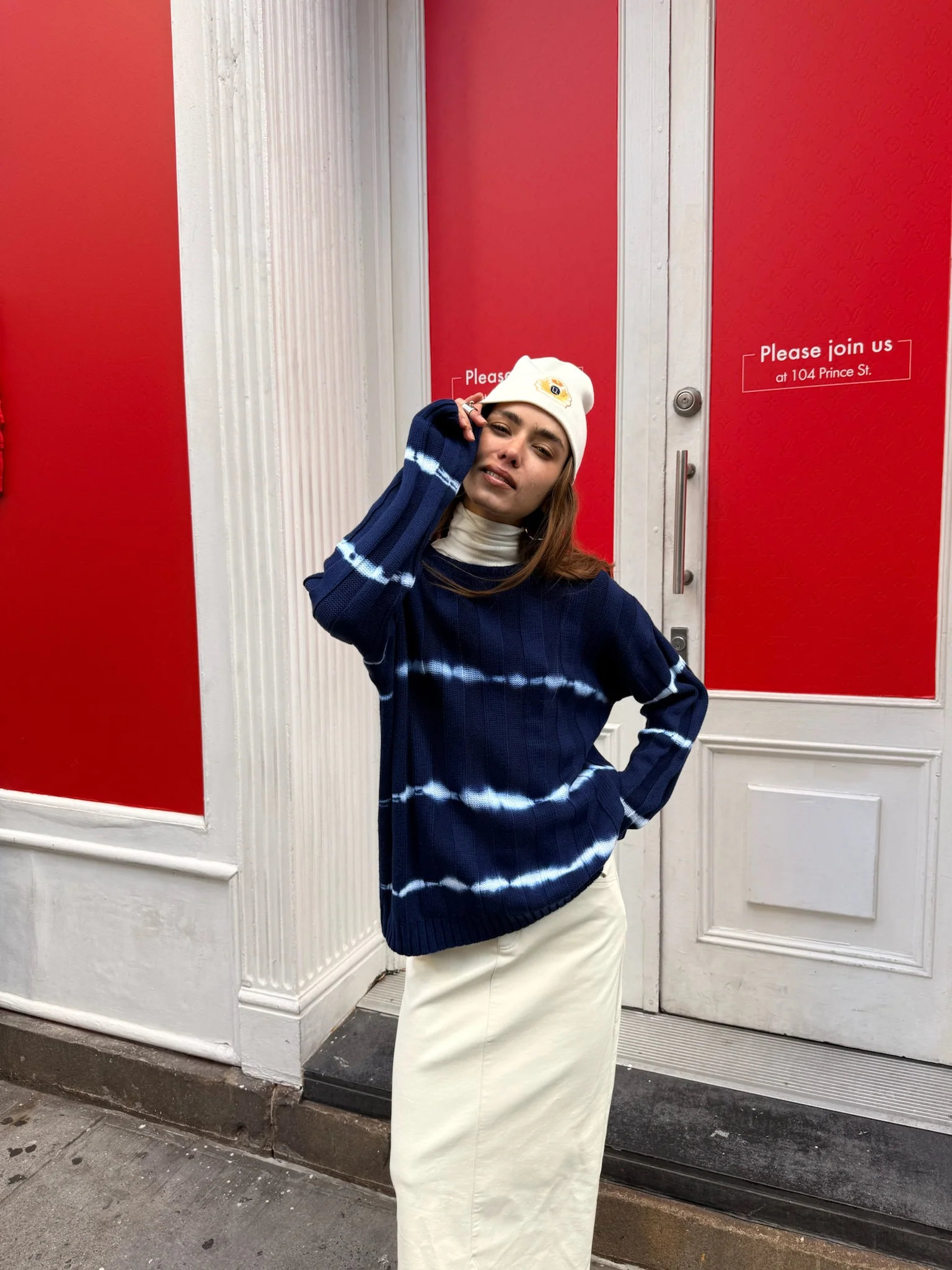 Tie-Dye Cable Knit Sweater - Image 41