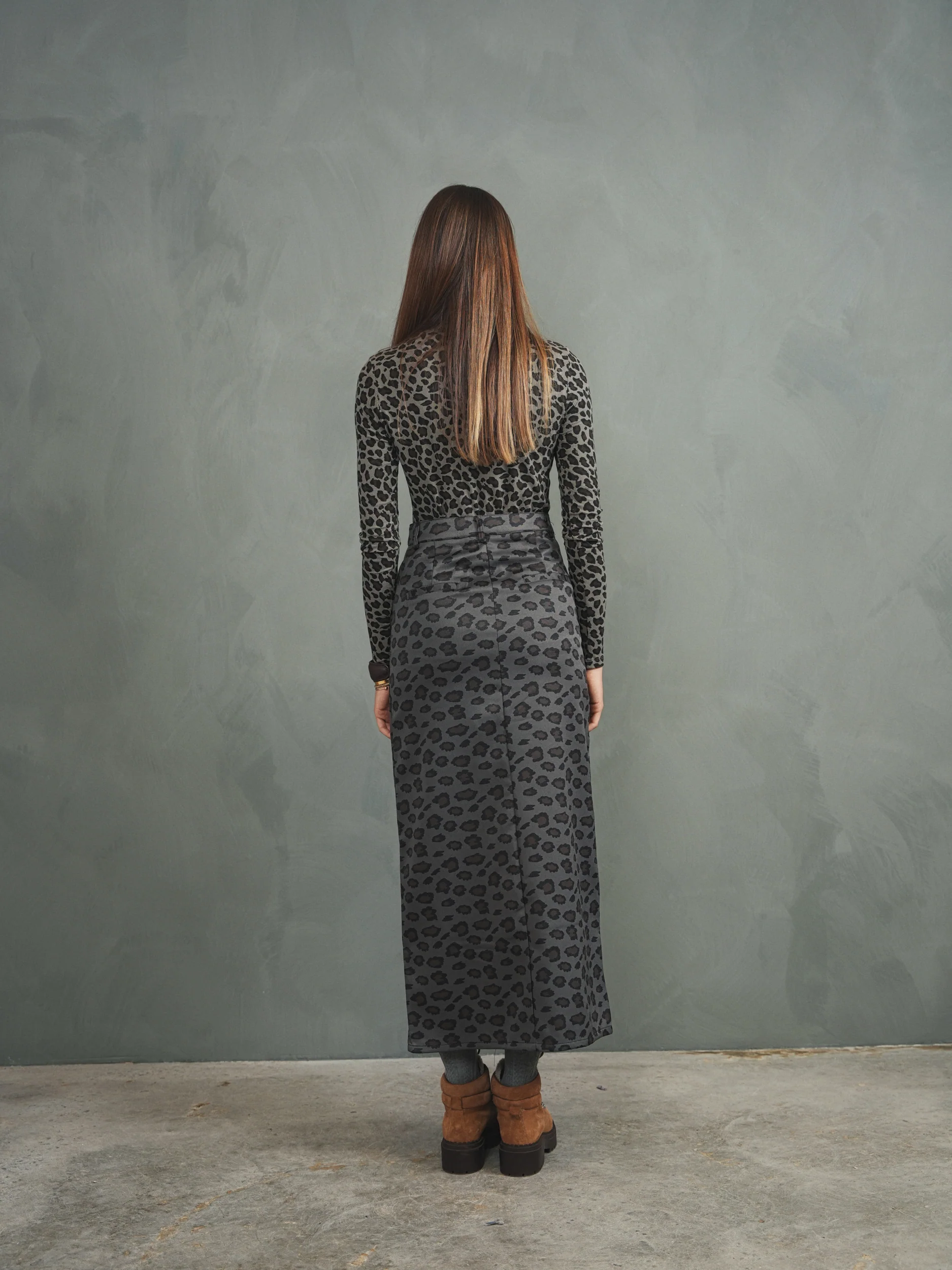 Mock Neck Print Top - Image 12