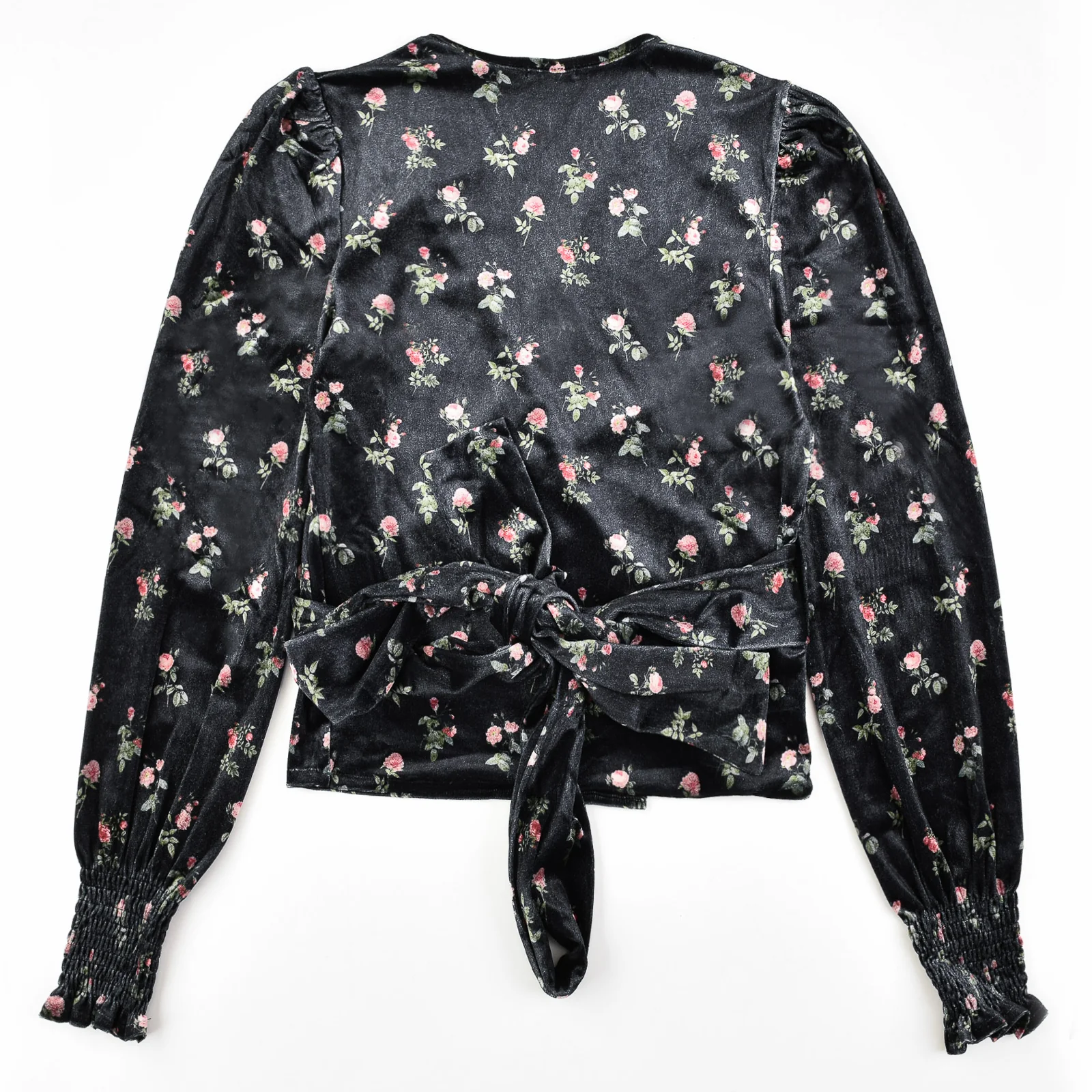 Velour Wrap Top - Image 11