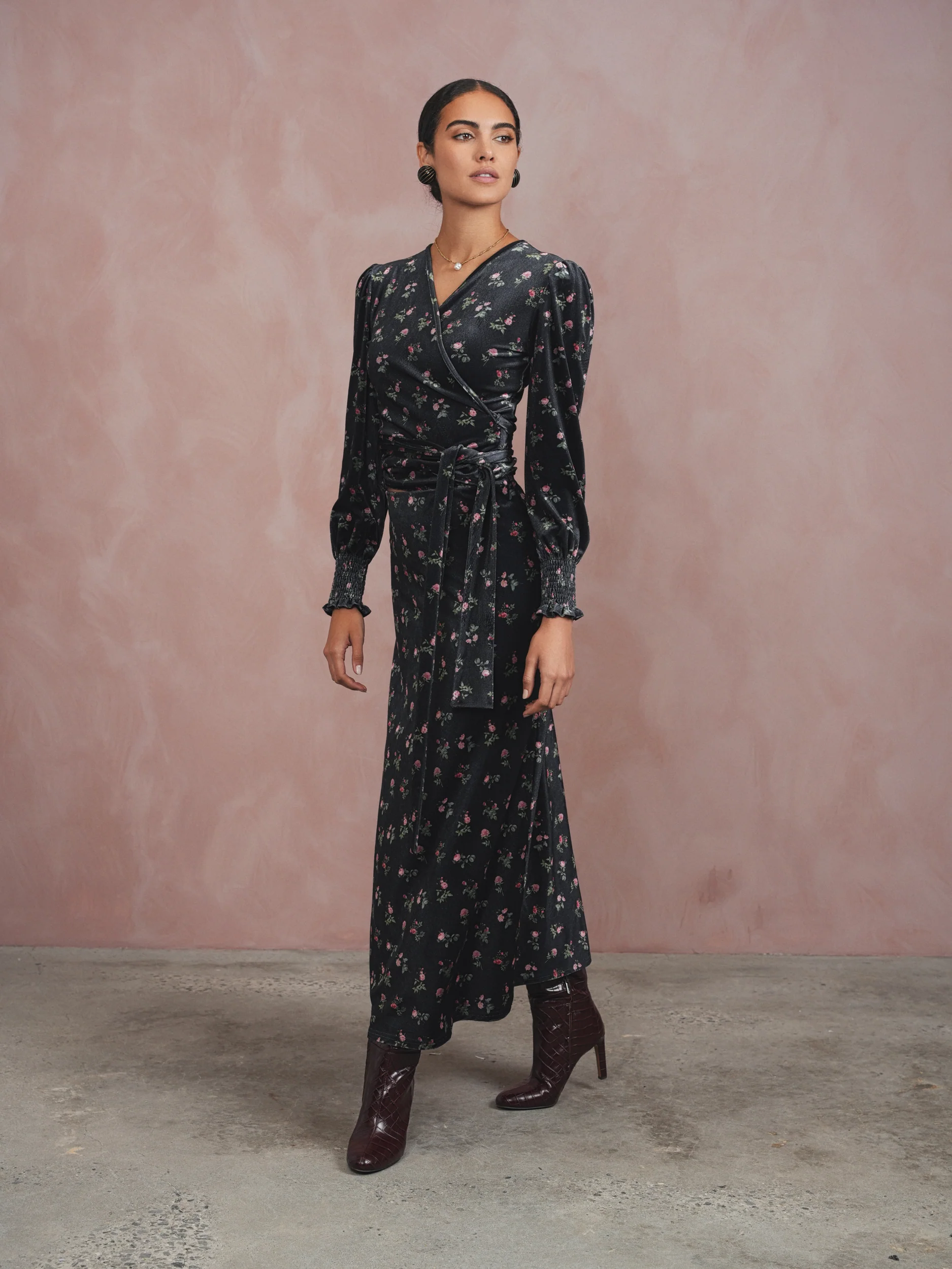 Velour Wrap Top - Image 6