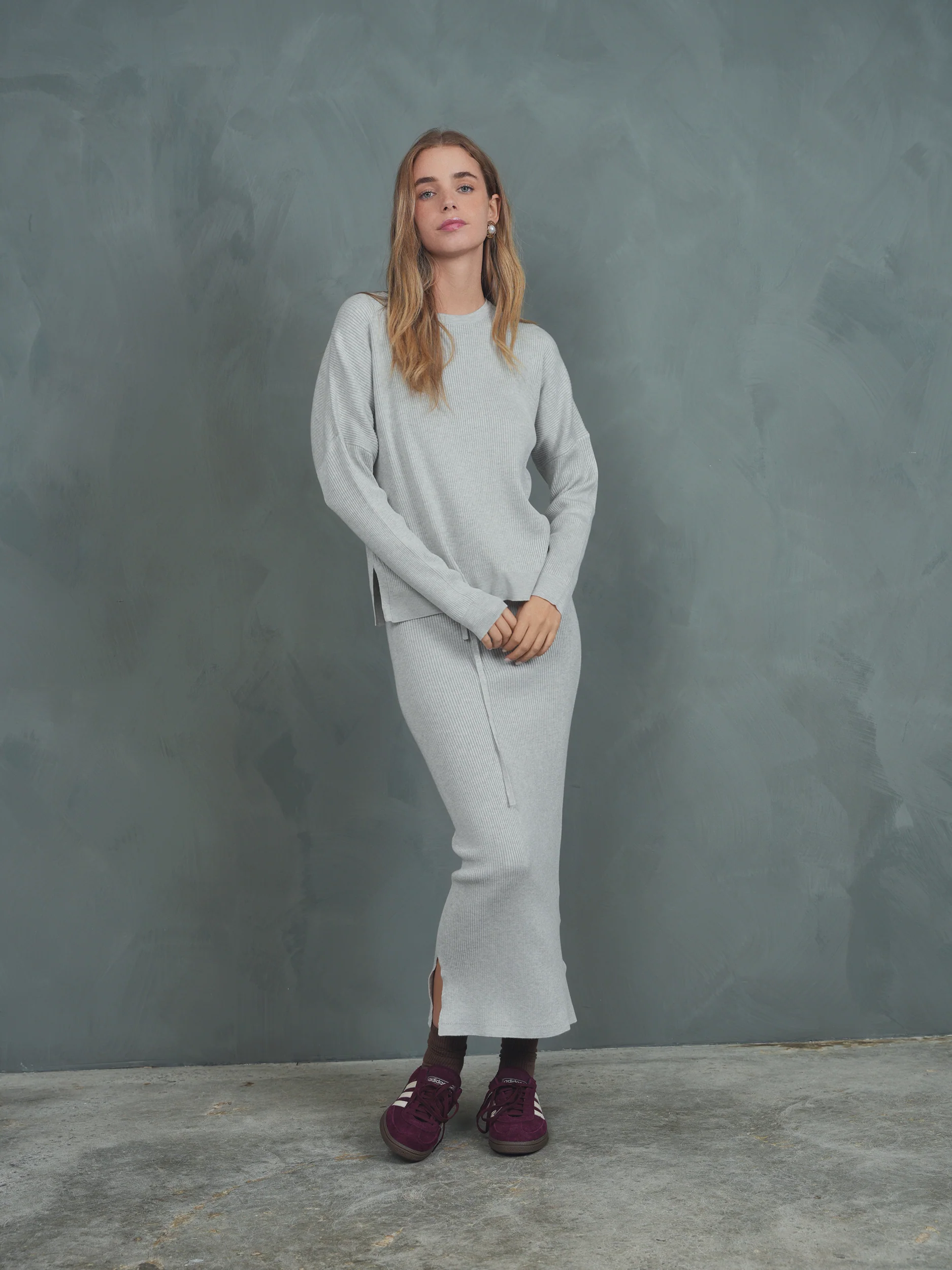 Knit Rib Dolman Top - Image 16