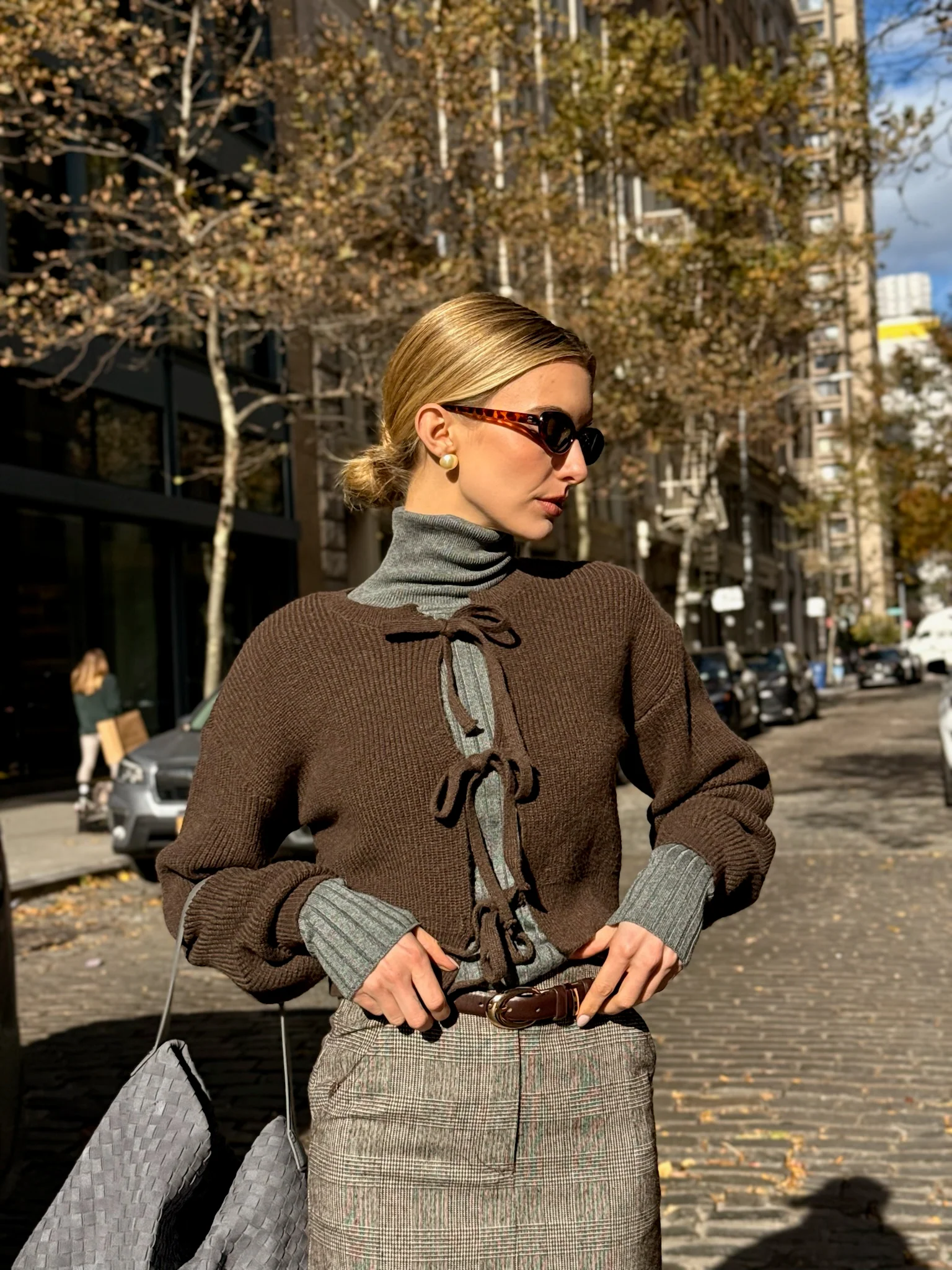 Tie Cardigan