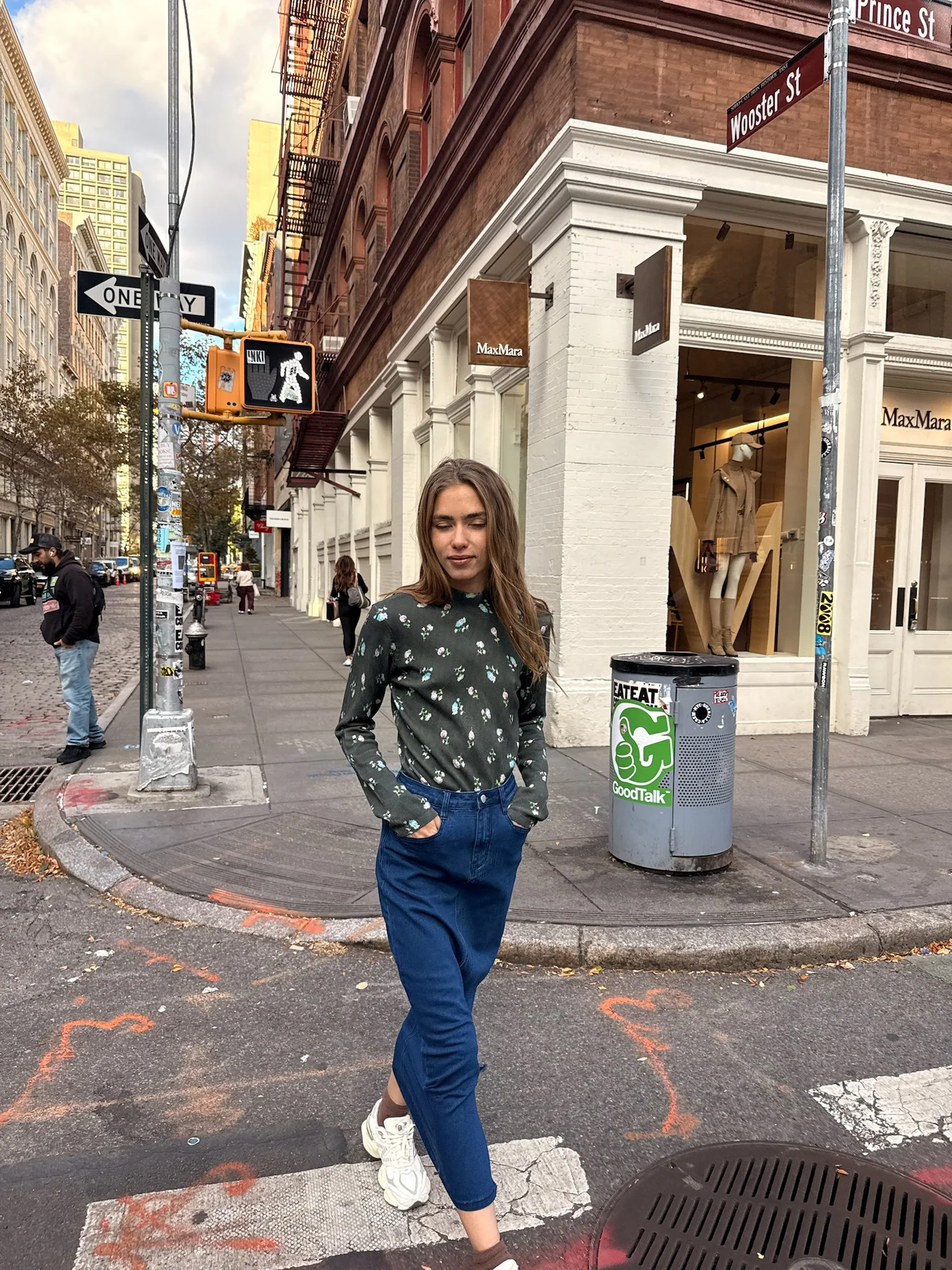 Mock Neck Print Sweater - Image 17