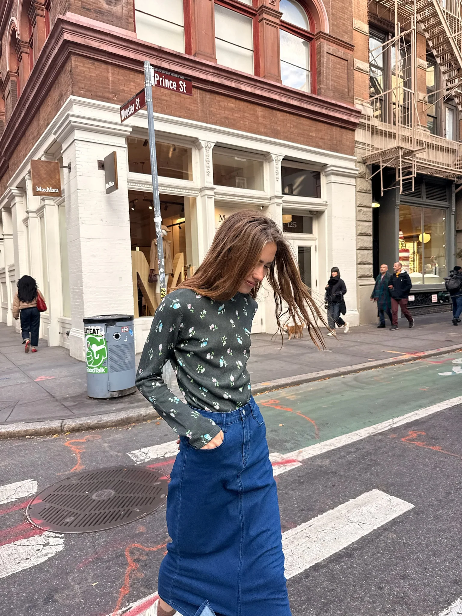Mock Neck Print Sweater - Image 22