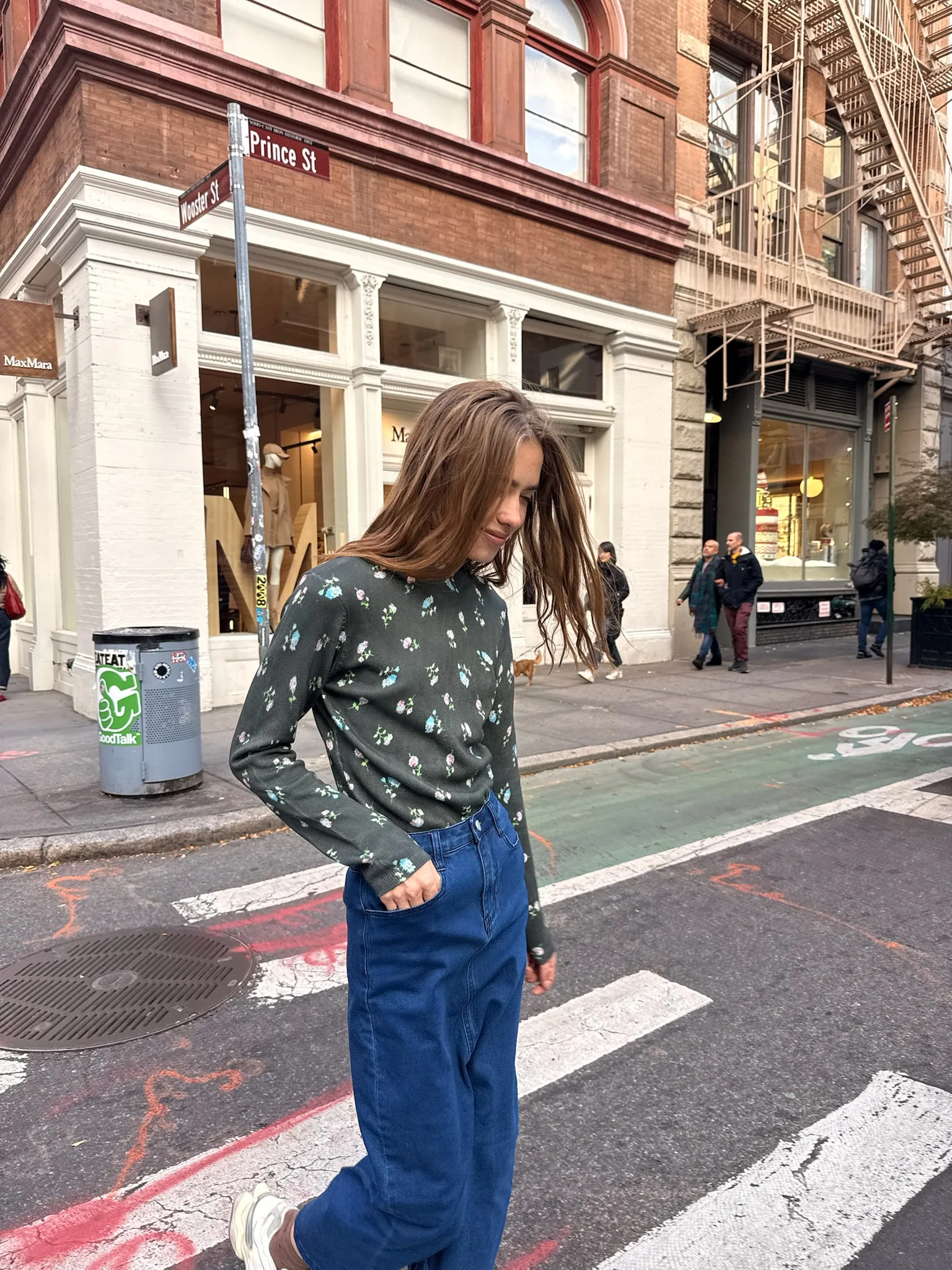 Mock Neck Print Sweater - Image 23