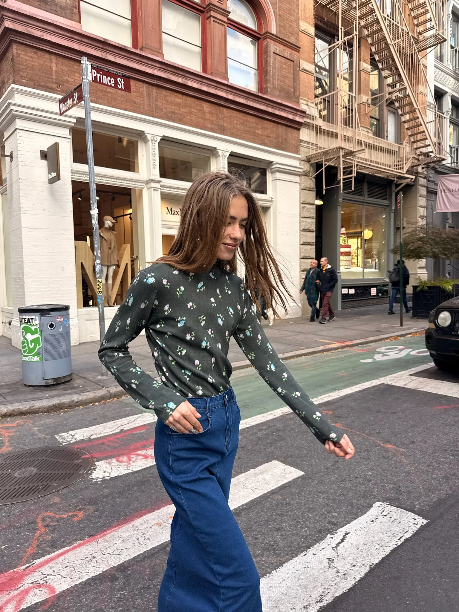 Mock Neck Print Sweater - Image 24